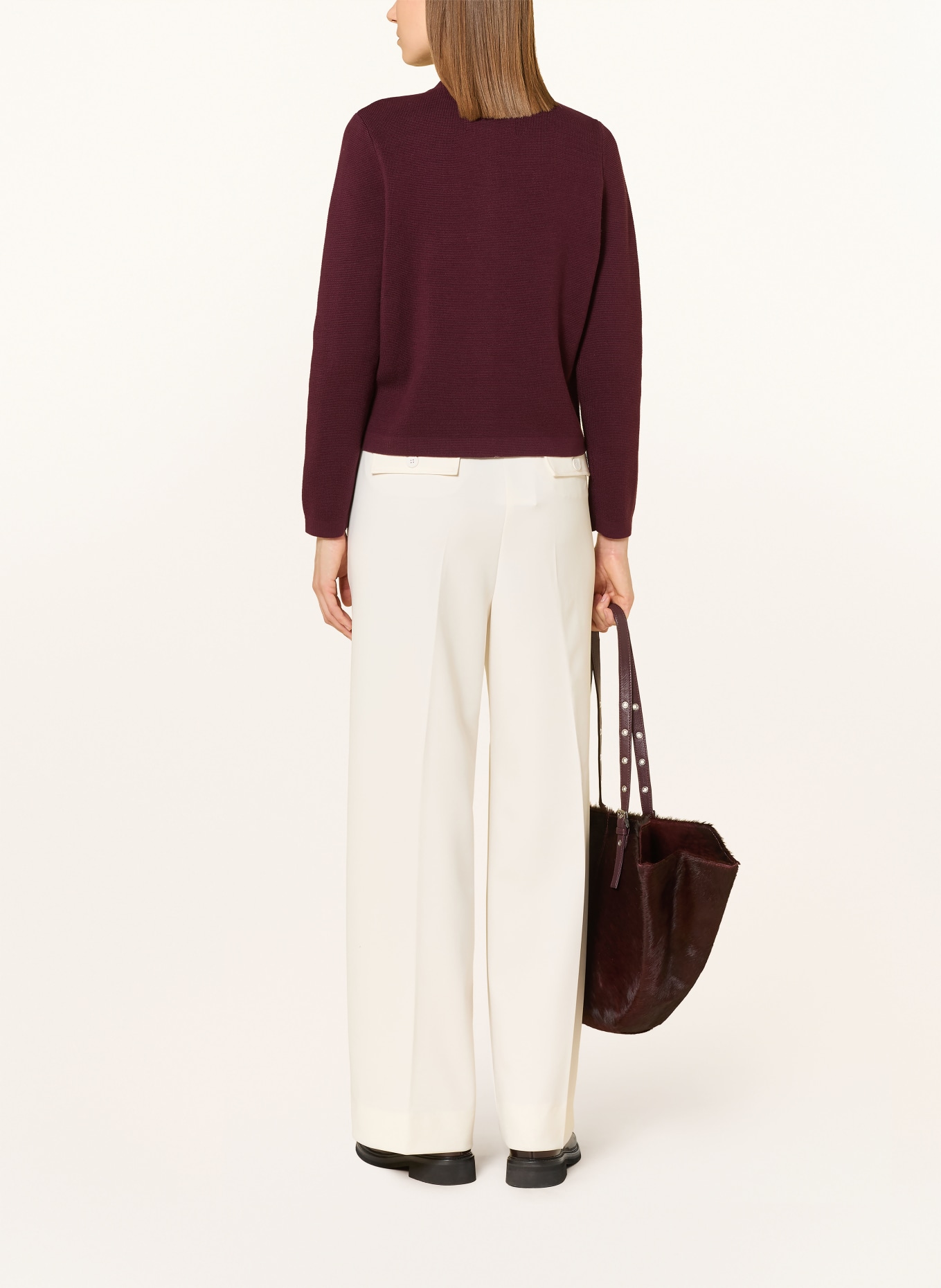 GANT vest: DONKERROOD