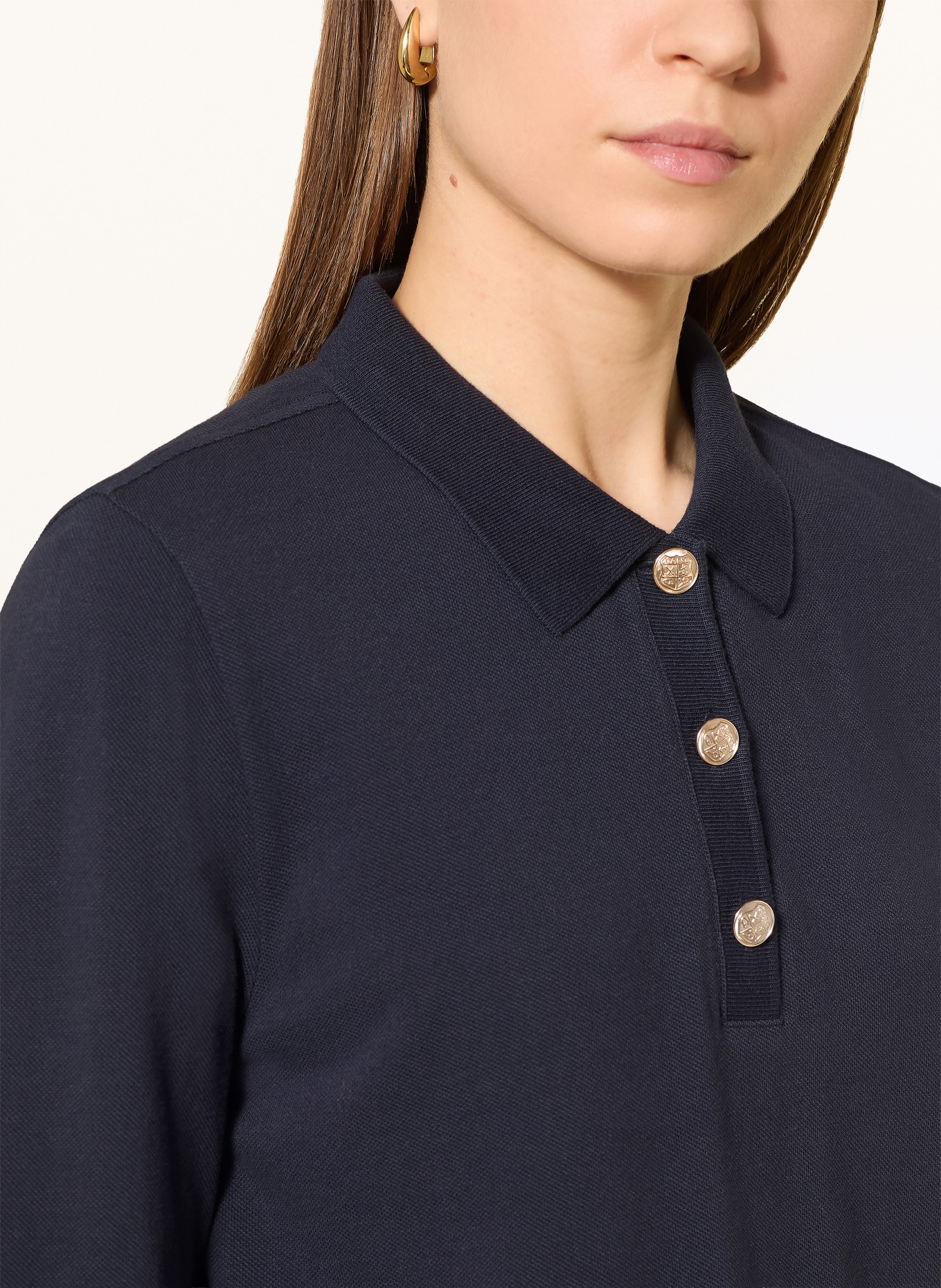 GANT Polo piqué: BLEU FONCÉ