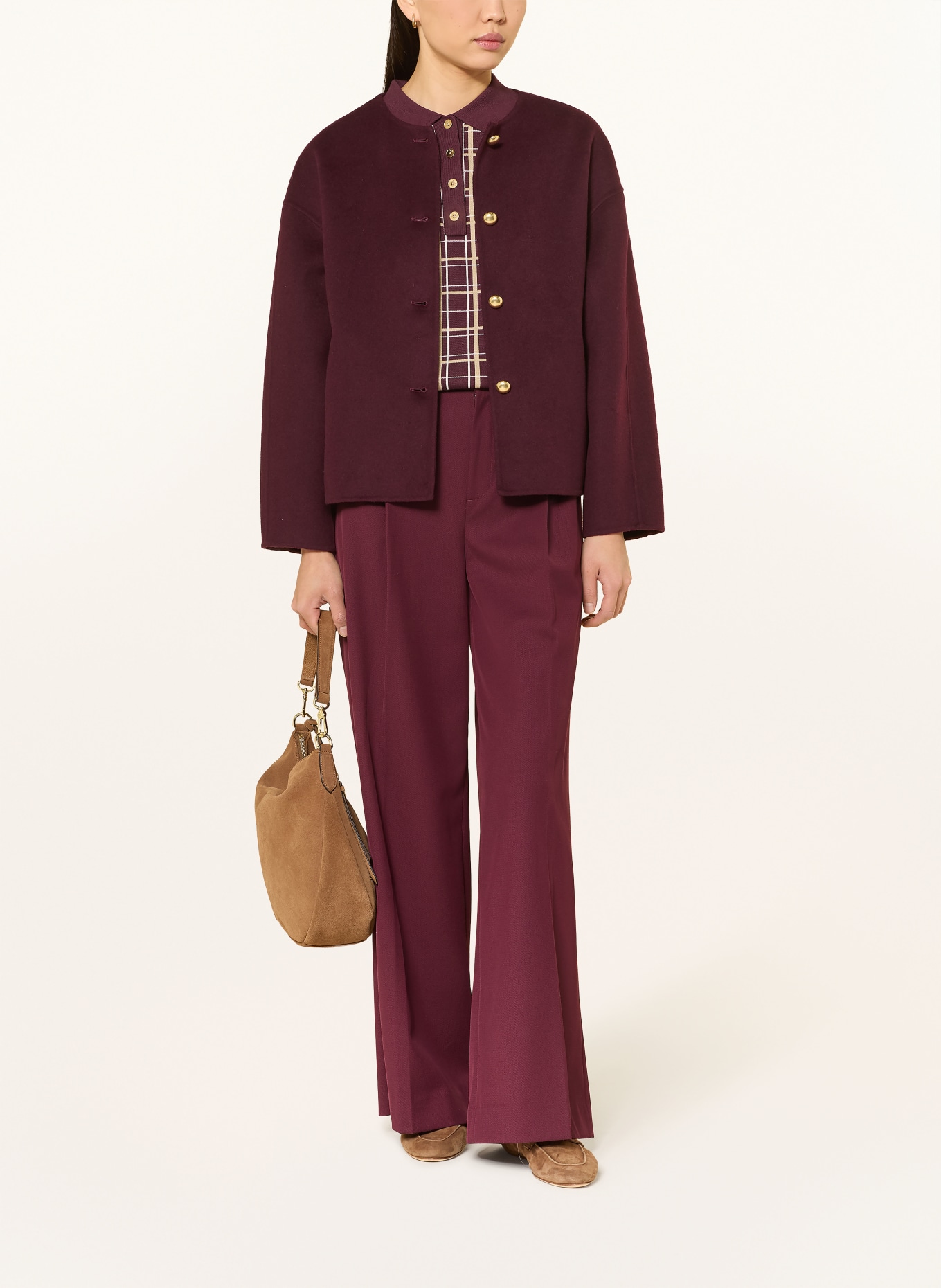 GANT cardigan: DARK RED