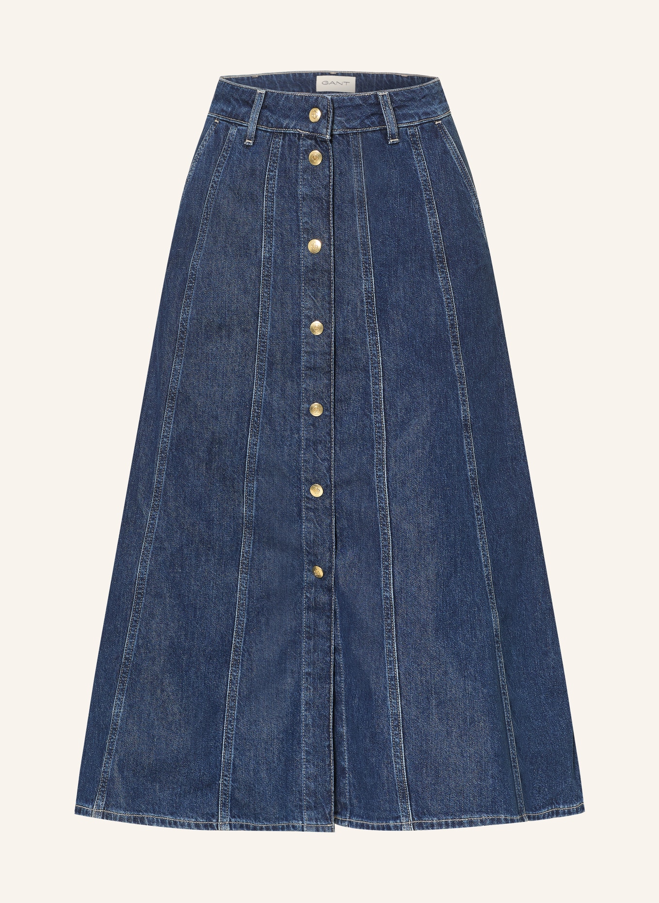 GANT Jeansrock: DUNKELBLAU
