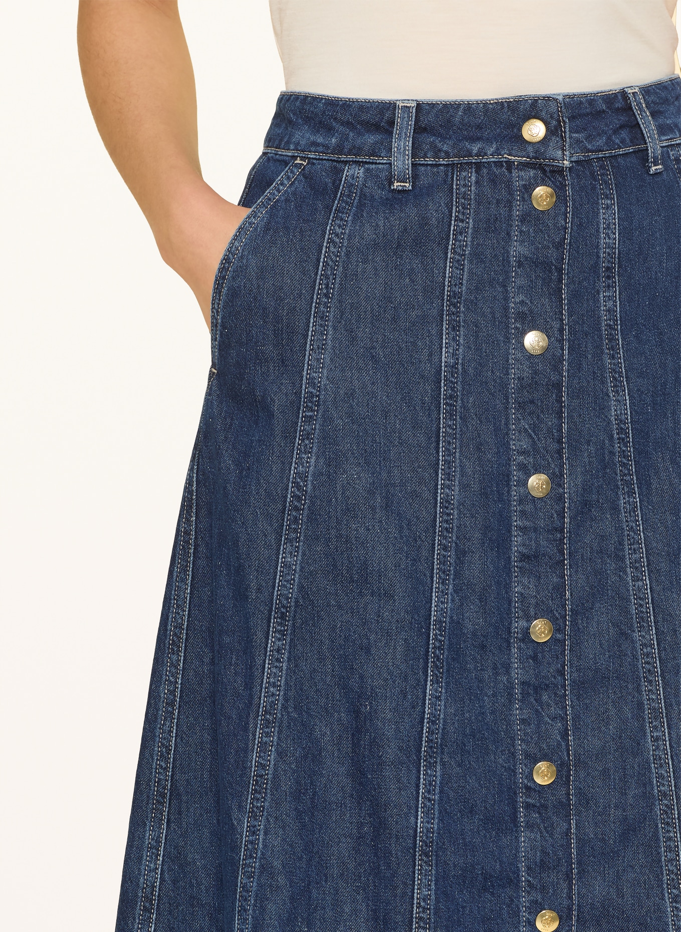 GANT Jeansrock: DUNKELBLAU