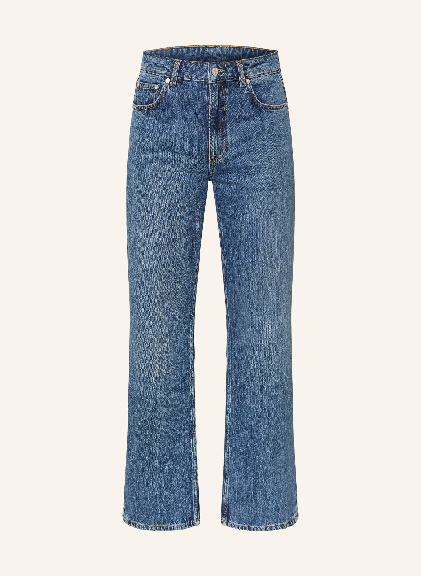 GANT Straight jeans: 971 mid blue worn in