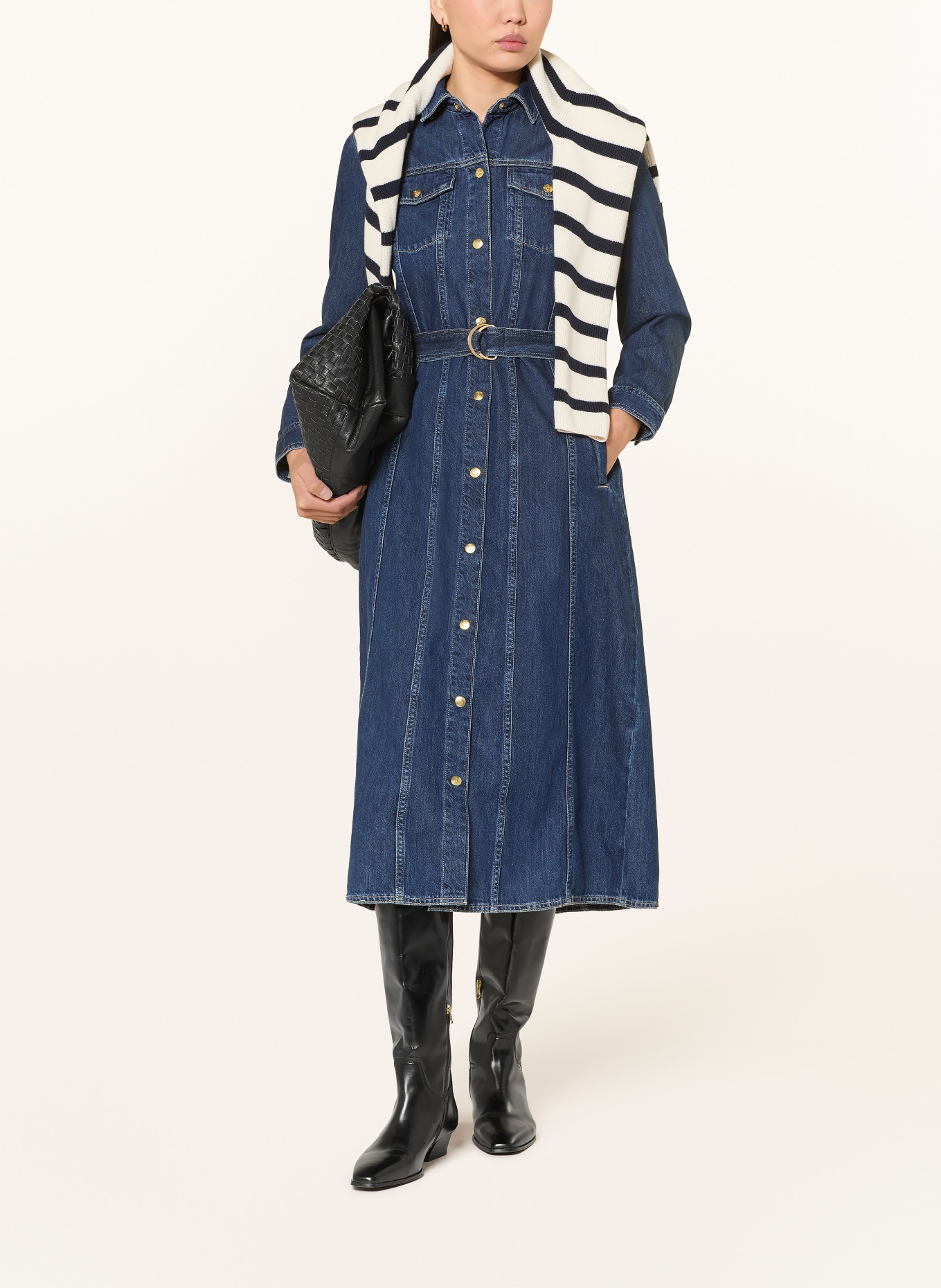 GANT spijkerjurk: DONKERBLAUW