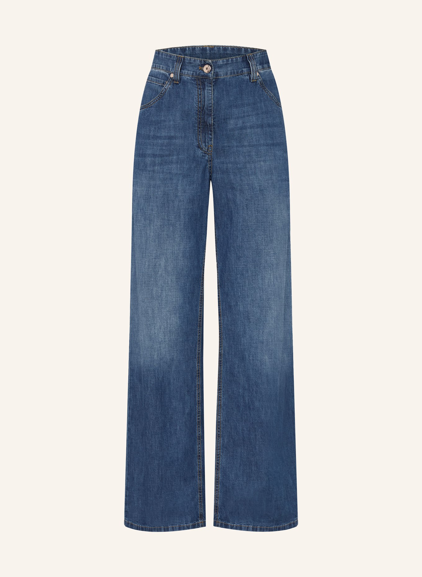 BRUNELLO CUCINELLI Wide-leg jeans: C9393 BLUE