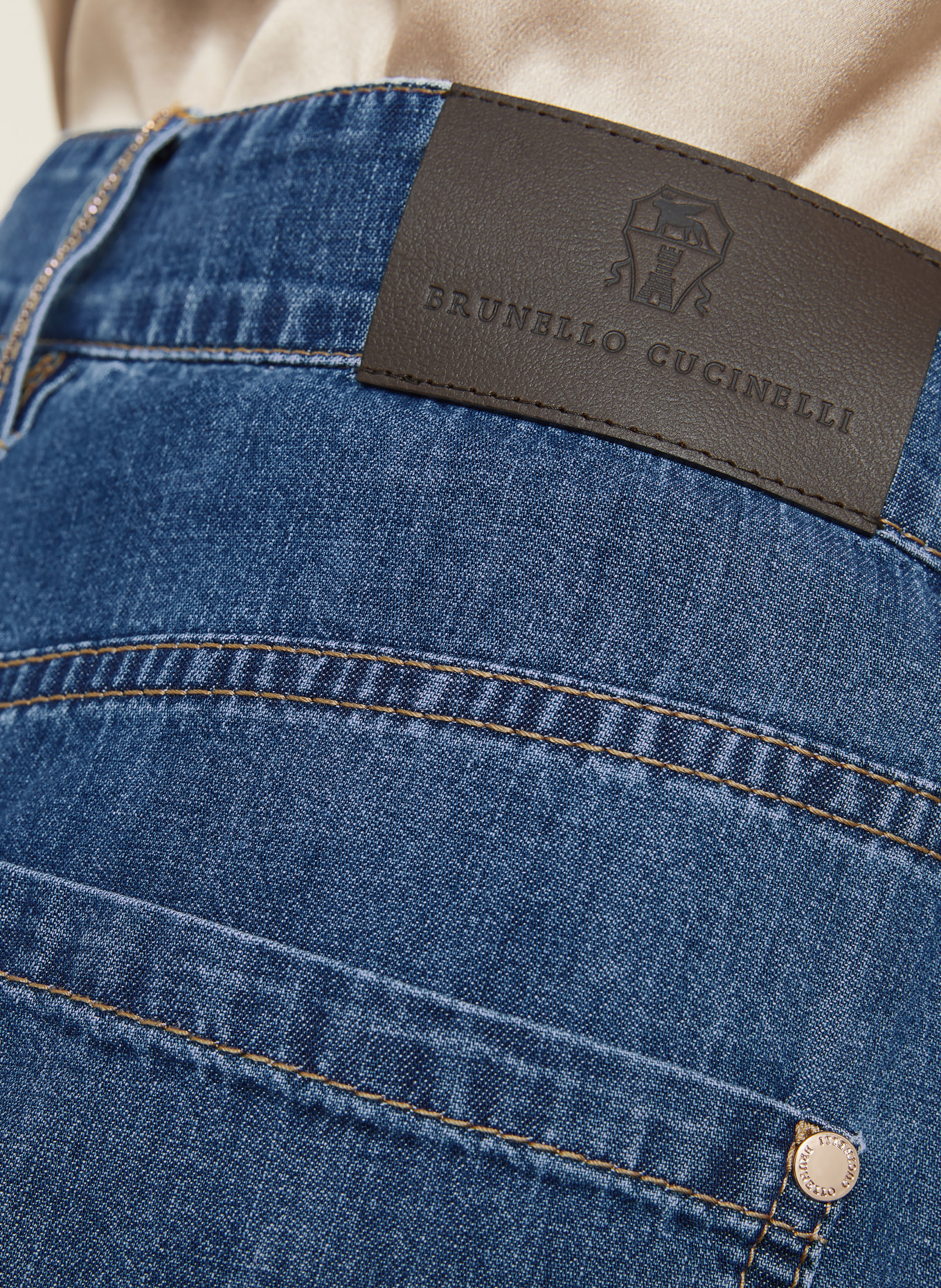 BRUNELLO CUCINELLI Wide-leg jeans: C9393 BLUE