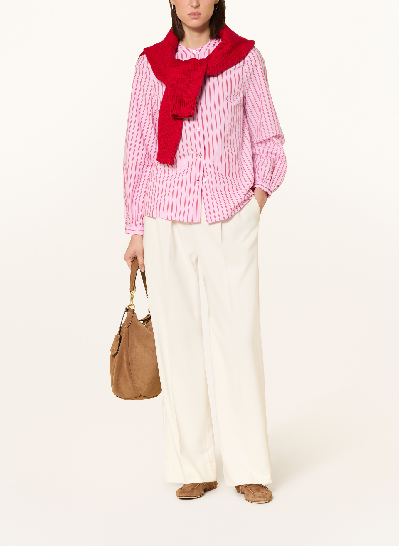 Luis Trenker Blůza LUBERYL: RŮŽOVÁ / ČERVENÁ