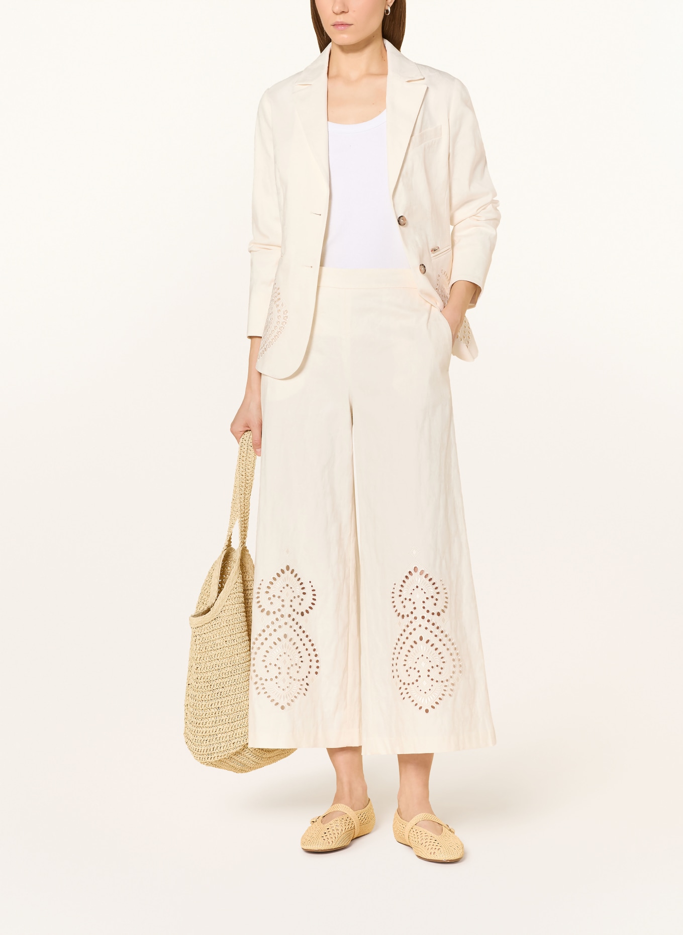 Luis Trenker Jacquard-Culotte LULEONILDA: CREME