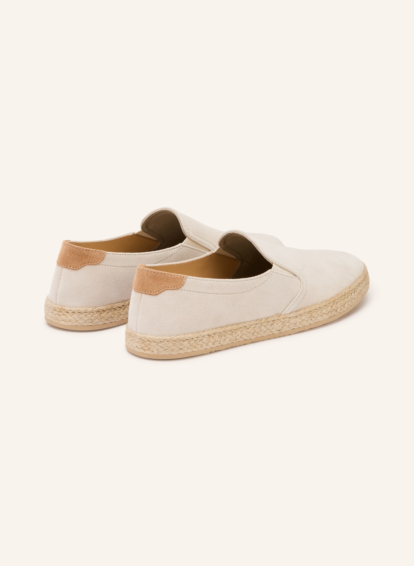 BRUNELLO CUCINELLI Espadrilles: CREME / HELLBRAUN