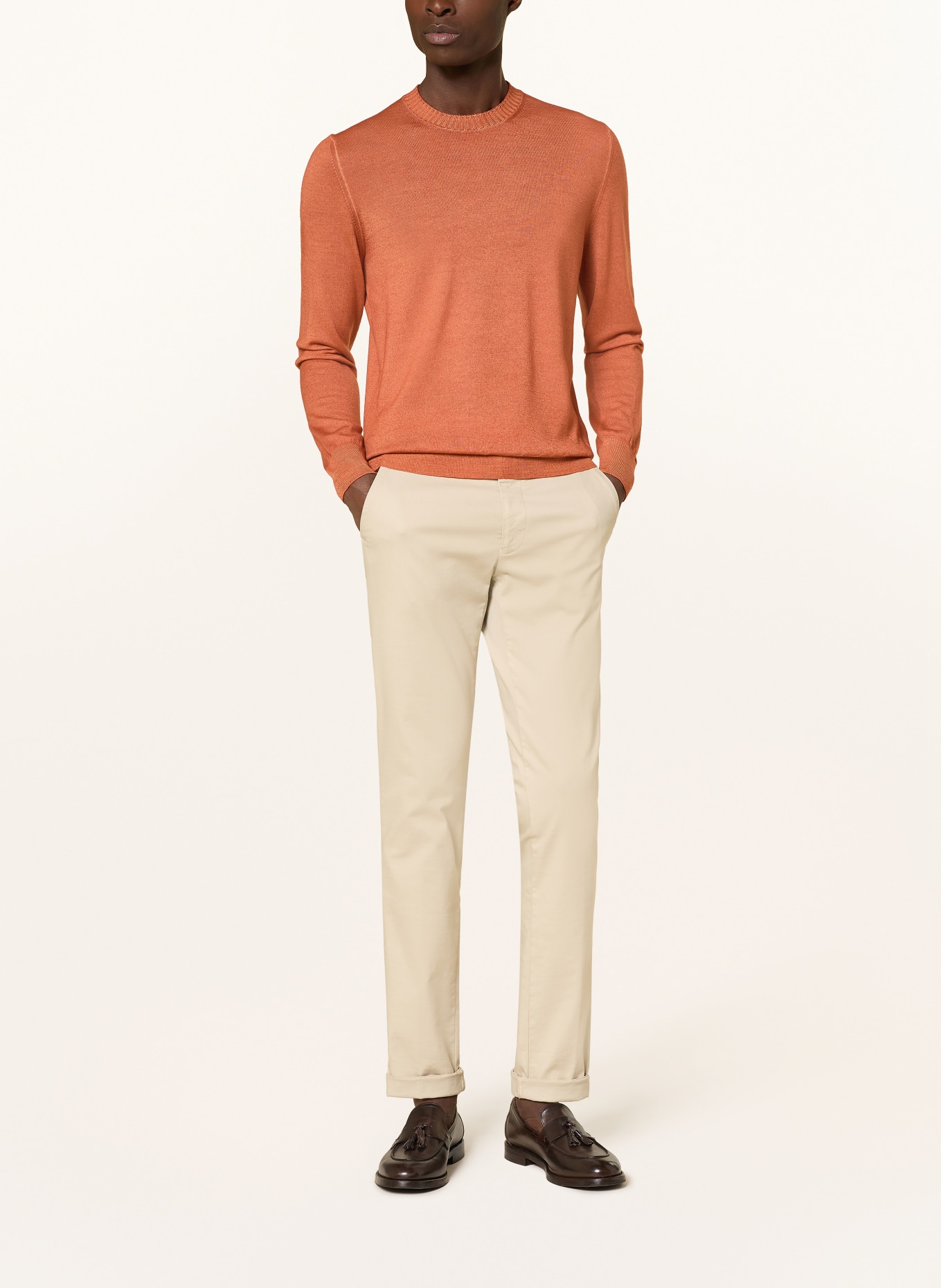 GRAN SASSO svetr: TMAVĚ ORANŽOVÁ