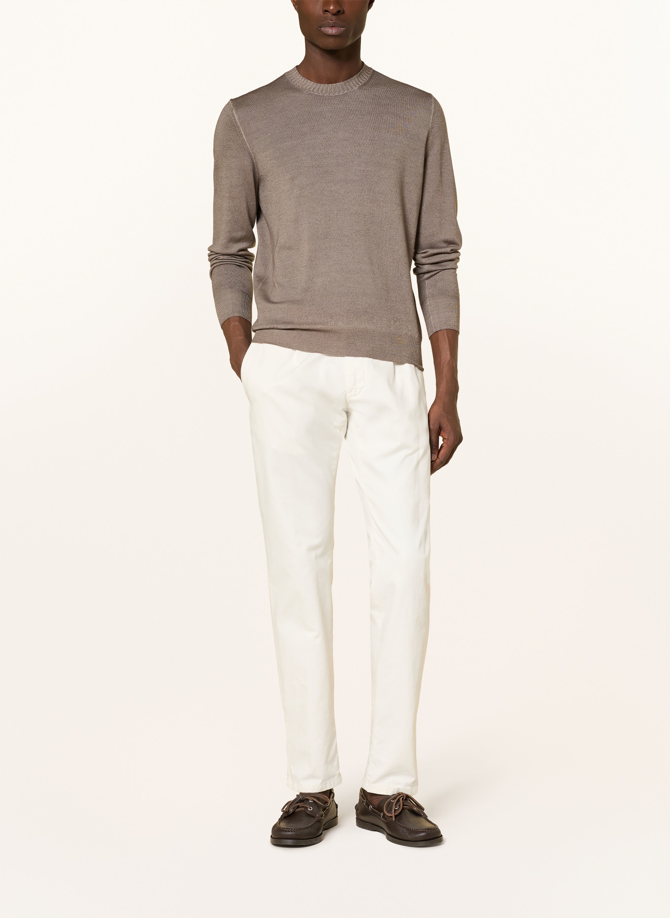 GRAN SASSO svetr: SVĚTLE HNĚDÁ