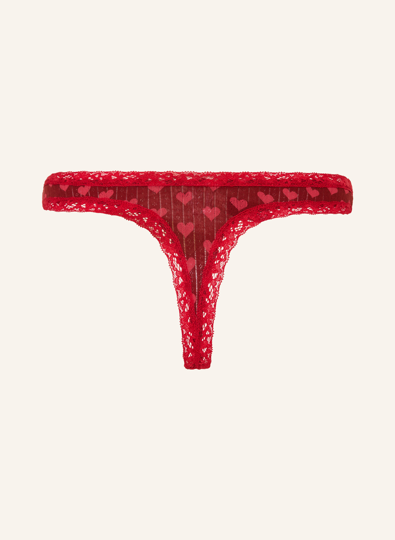 SKIMS String LIGHTWEIGHT COTTON: BRICK HEART HALFDROP