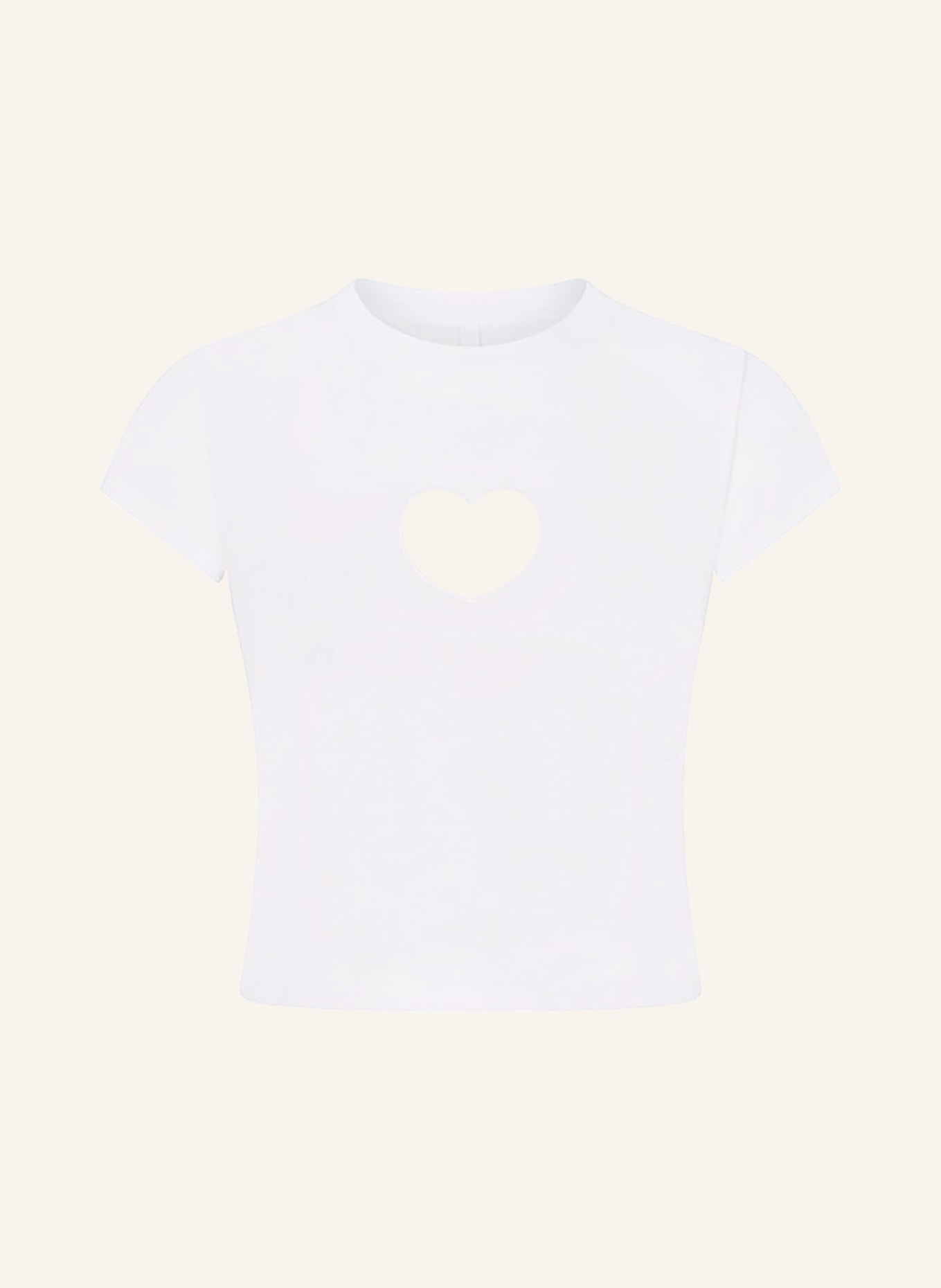 SKIMS Lounge-Shirt WORN IN JERSEY: SNOW