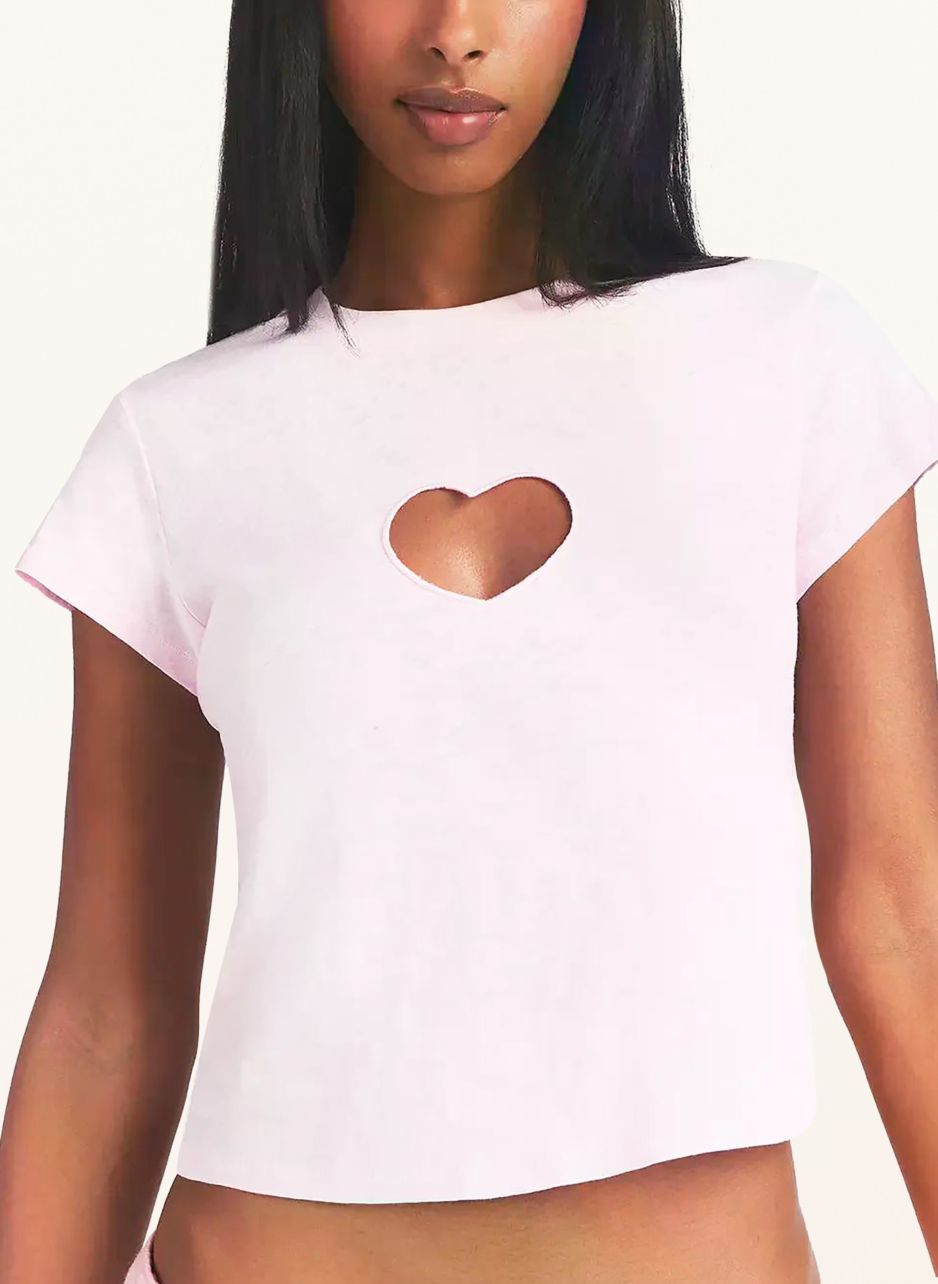 SKIMS Lounge shirt WORN IN JERSEY: BABY PINK