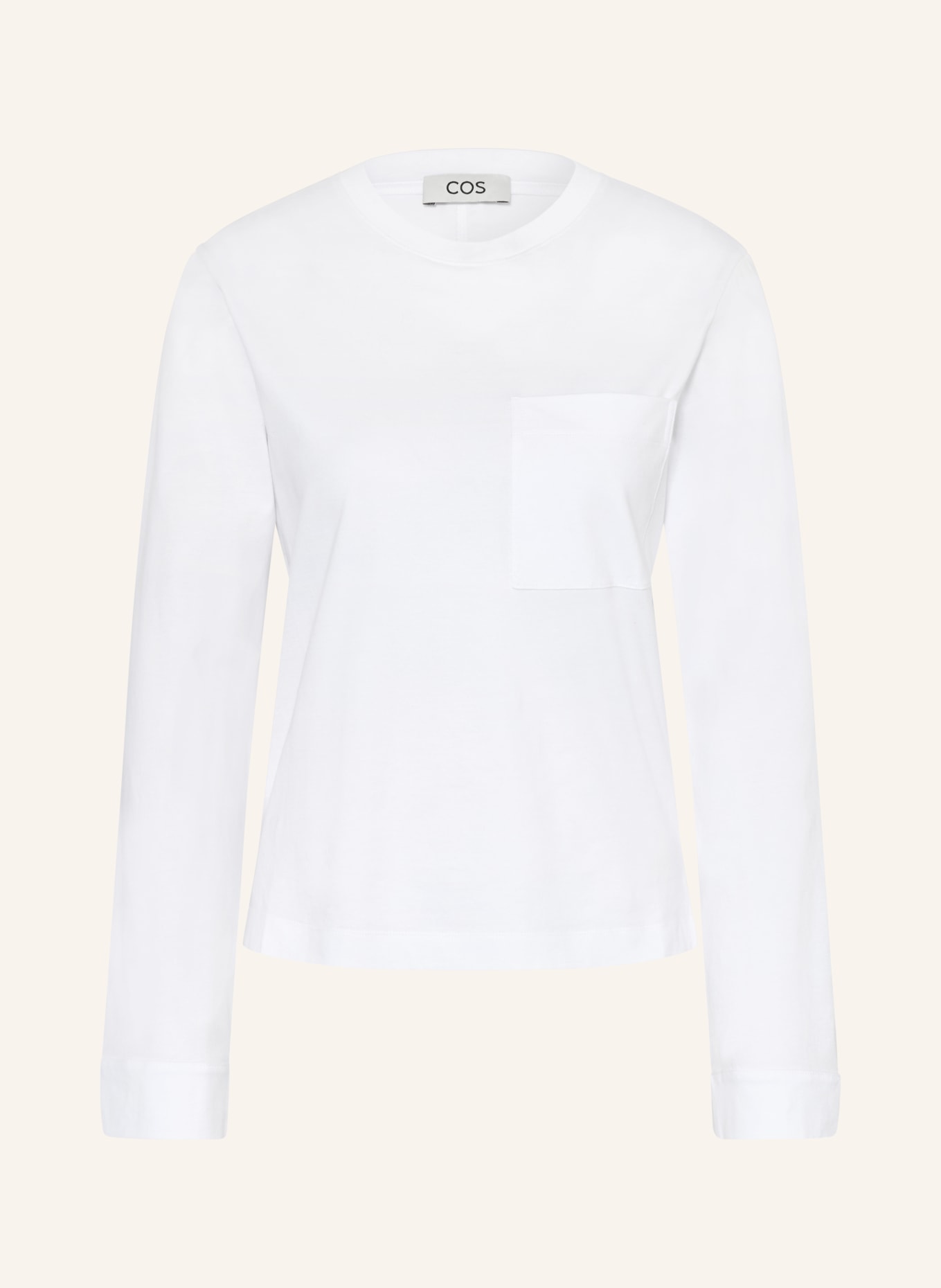 COS Longsleeve: WEISS