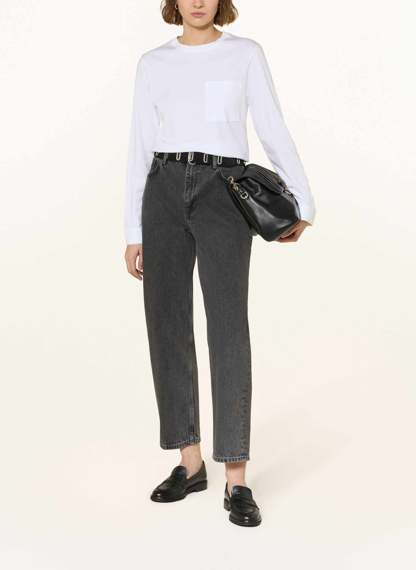 COS Longsleeve: WEISS