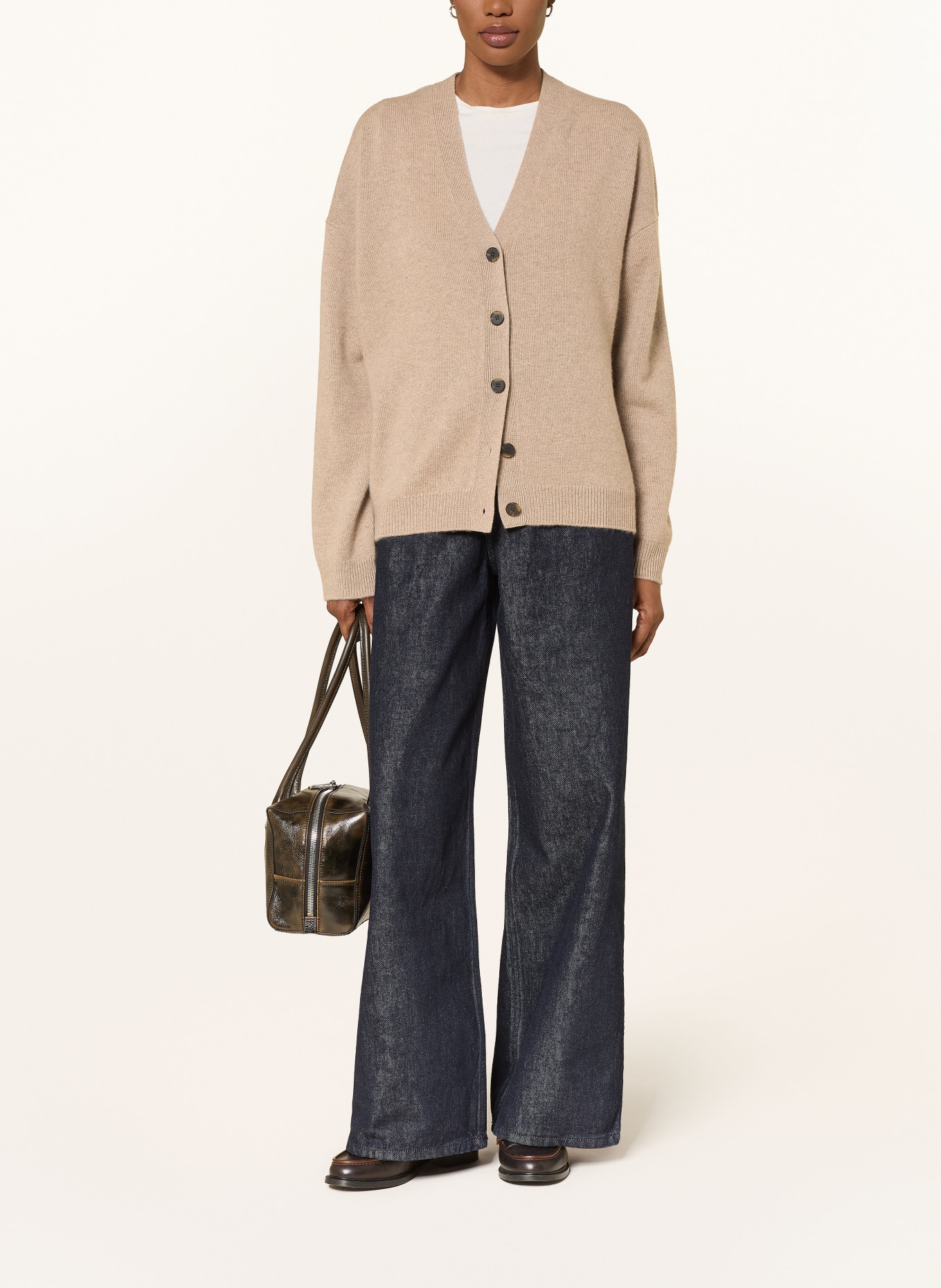 COS Sweter z kaszmiru: BEŻOWY