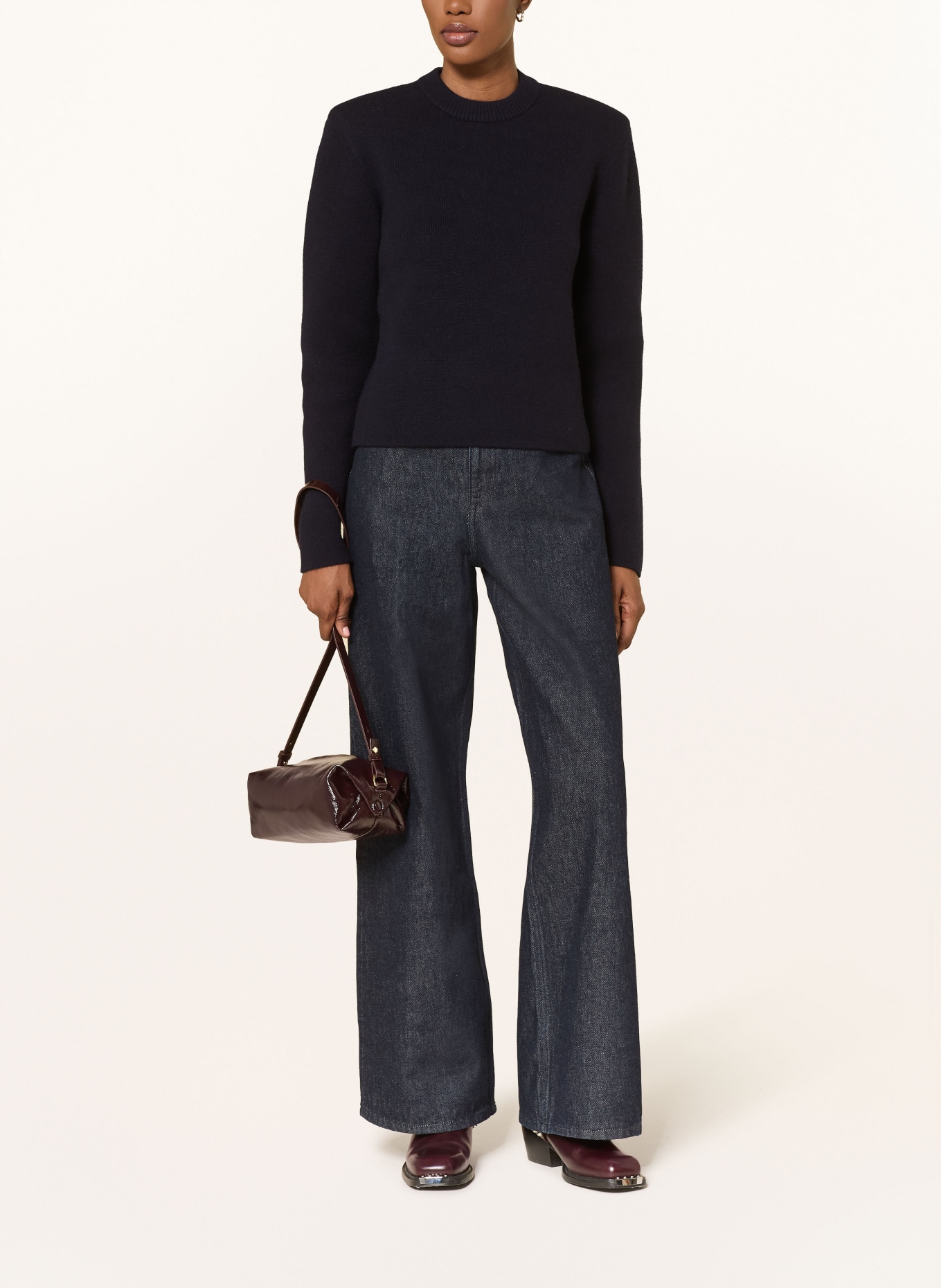 COS sweter: GRANATOWY