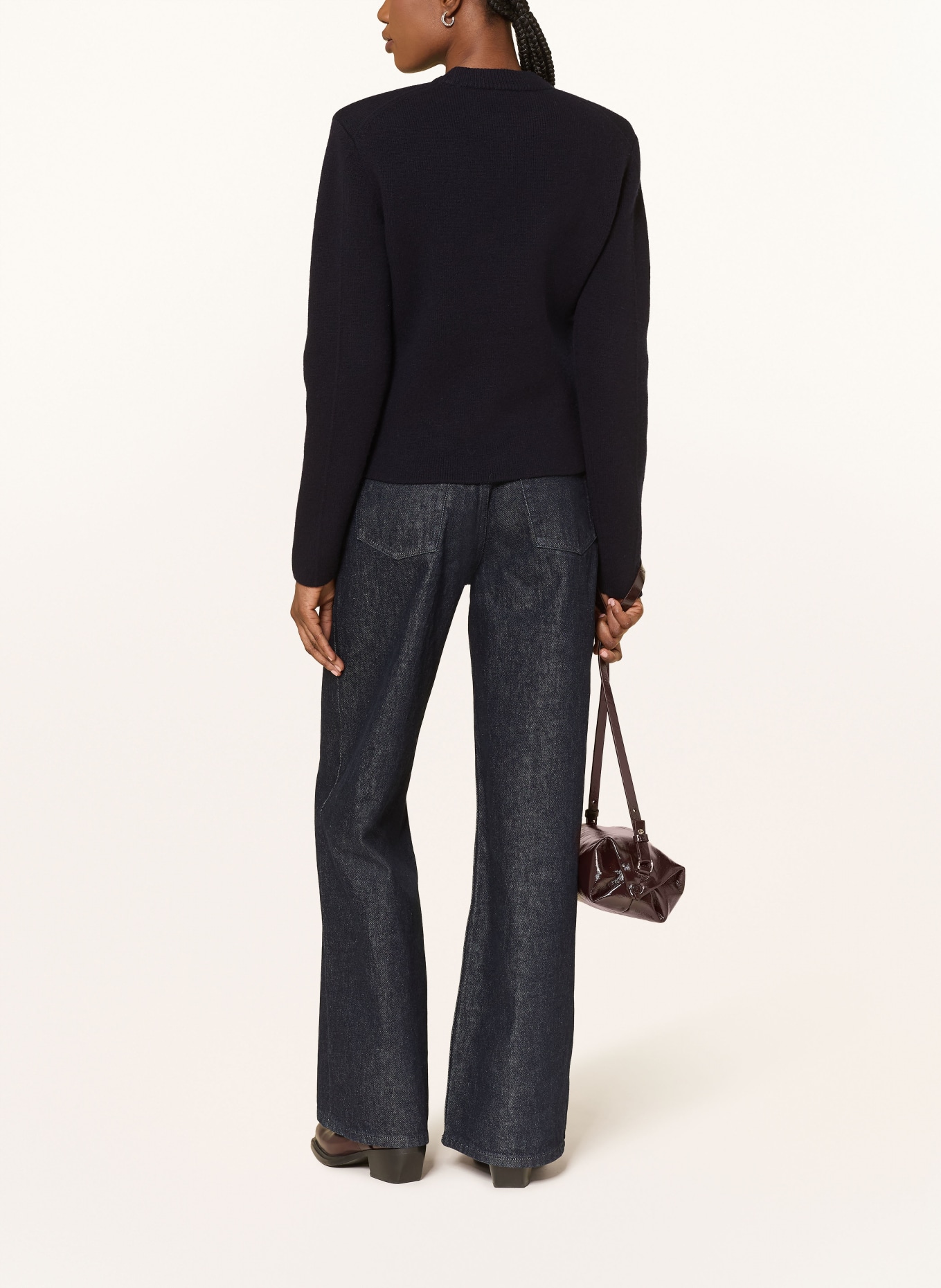 COS sweter: GRANATOWY