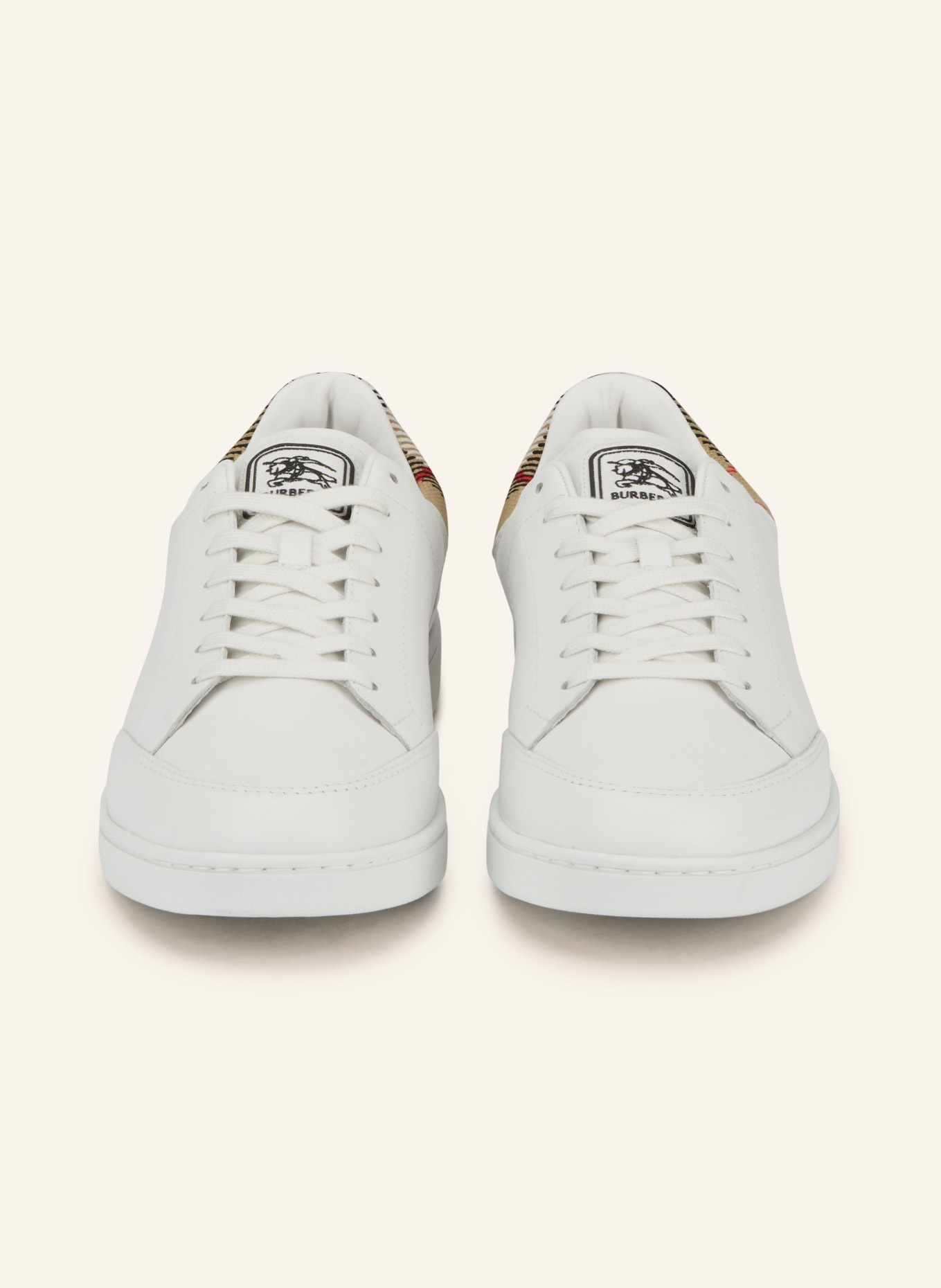 BURBERRY Sneaker SET: WEISS / HELLBRAUN / SCHWARZ