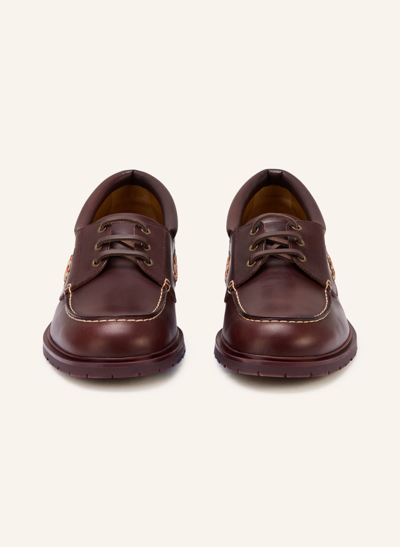 BURBERRY buty żeglarskie: CIEMNOBRĄZOWY