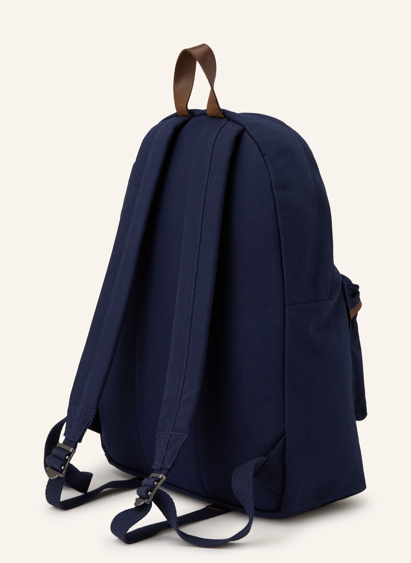 POLO RALPH LAUREN Rucksack: DUNKELBLAU / DUNKELBRAUN / ROT