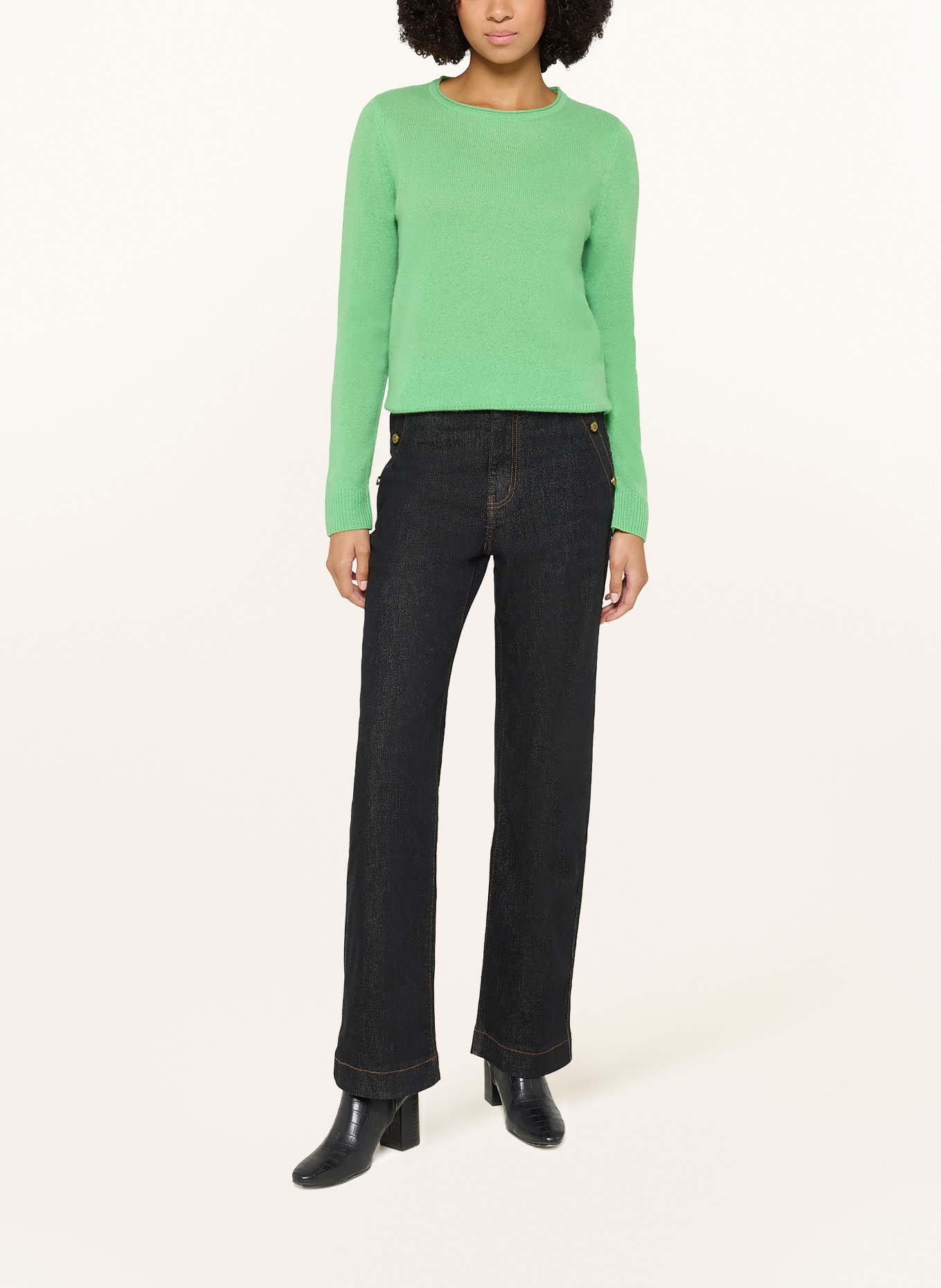 CARTOON Cashmere-Pullover: HELLGRÜN