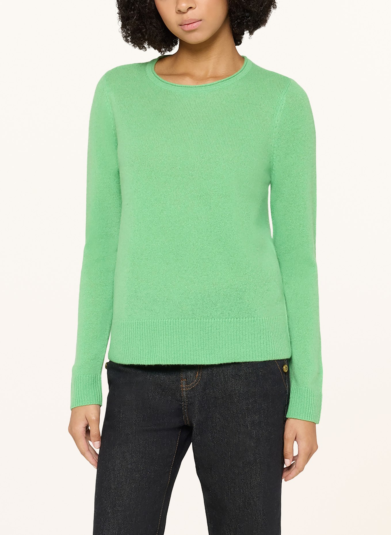 CARTOON Cashmere-Pullover: HELLGRÜN