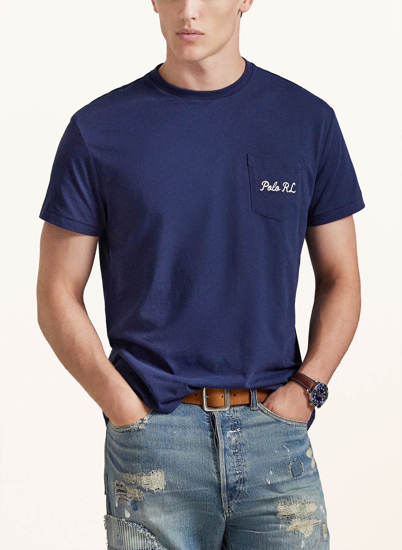 POLO RALPH LAUREN T-Shirt: DUNKELBLAU