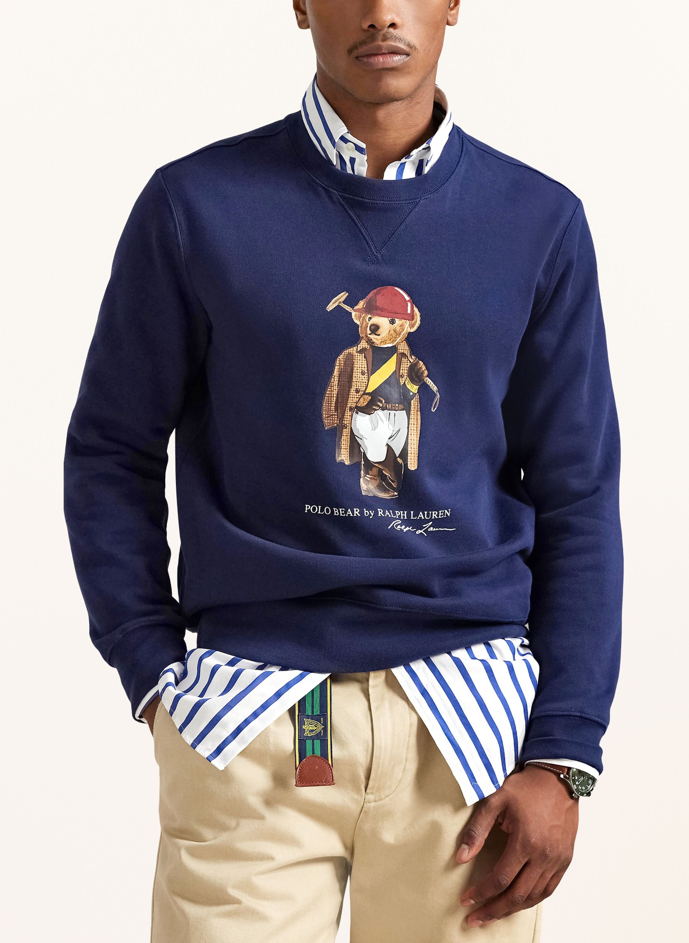 POLO RALPH LAUREN Sweatshirt: DUNKELBLAU