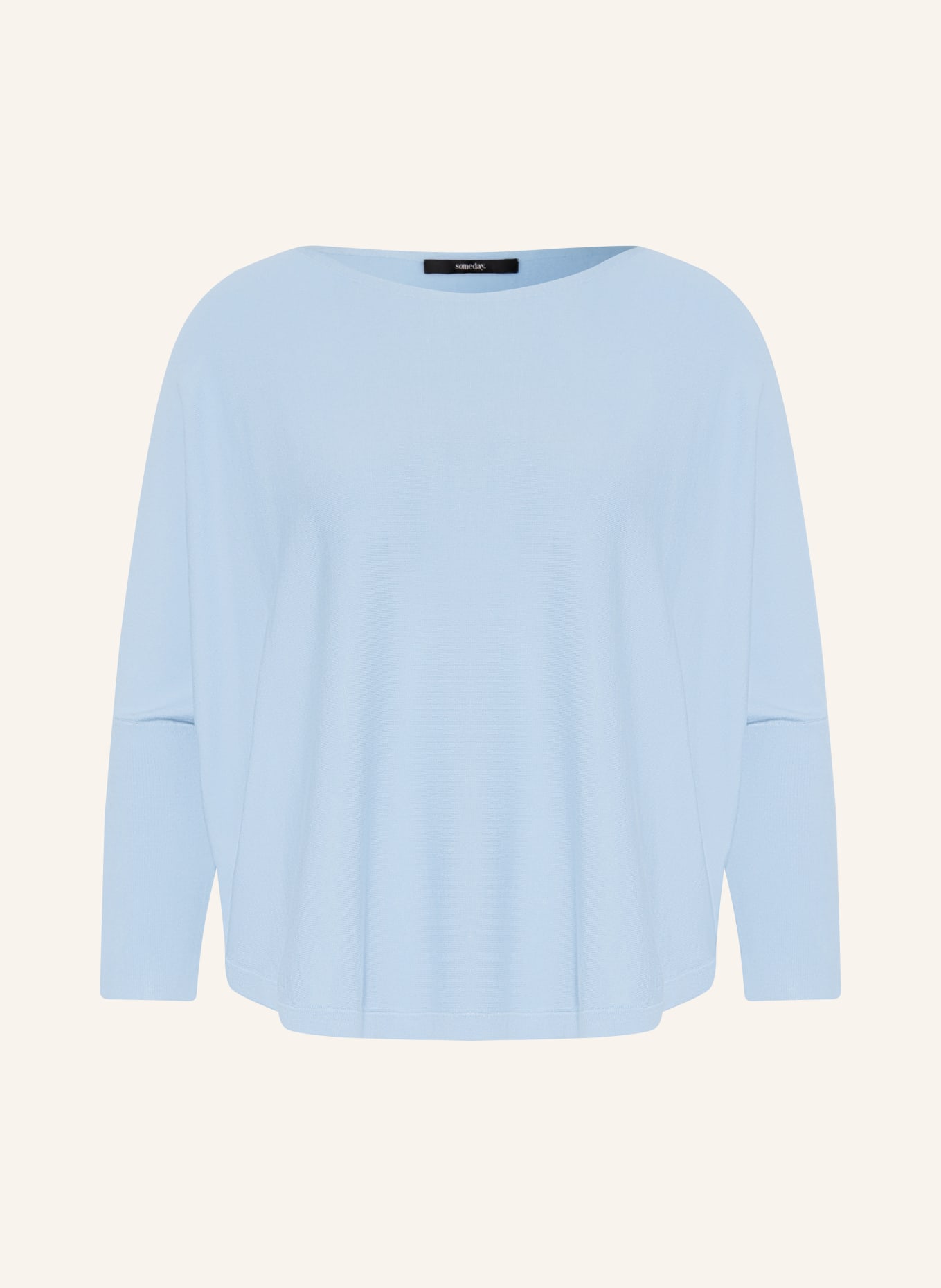 someday Pullover TIRAJA mit 3/4-Arm: HELLBLAU