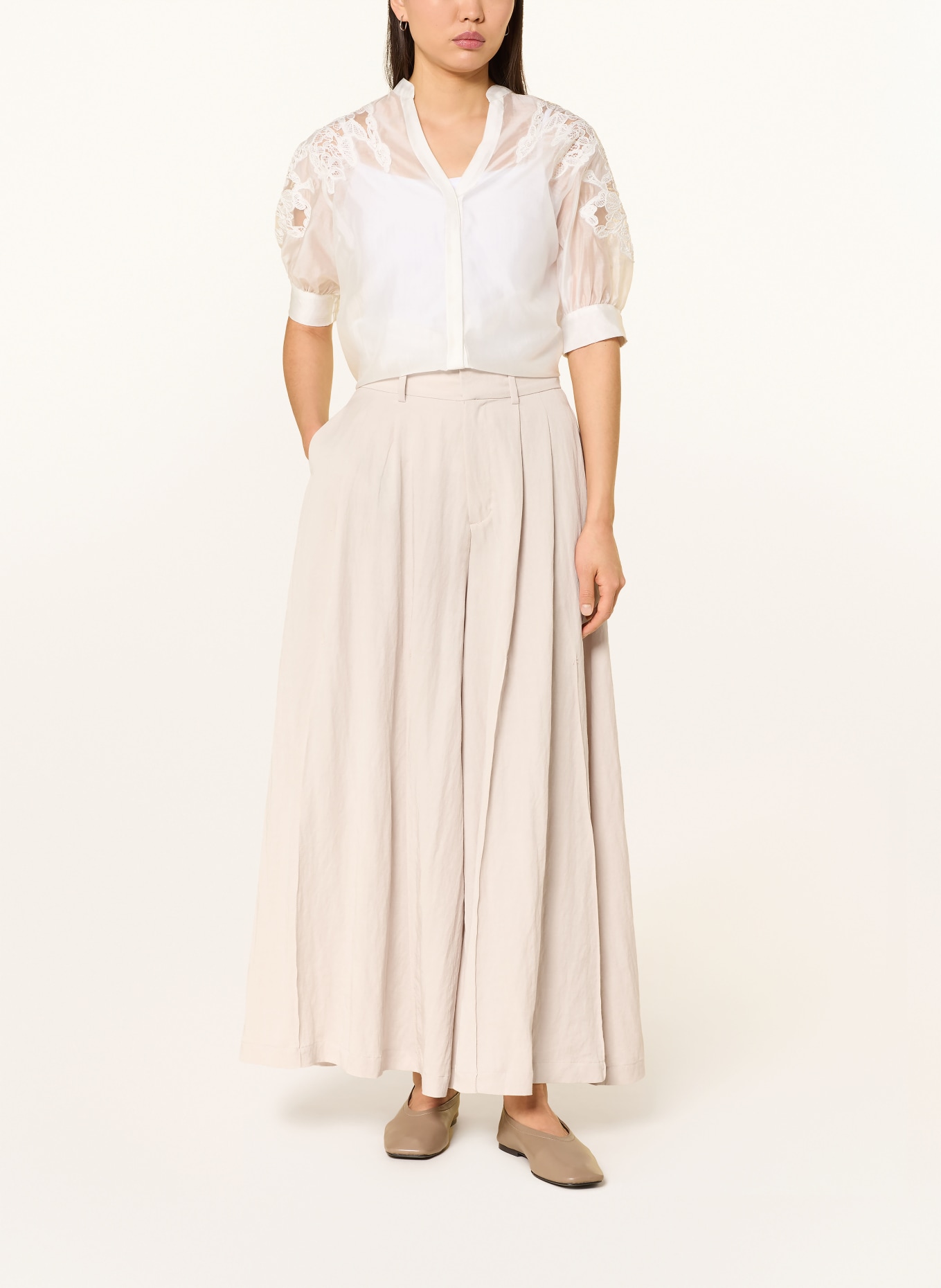 co'couture Marlenehose: BEIGE