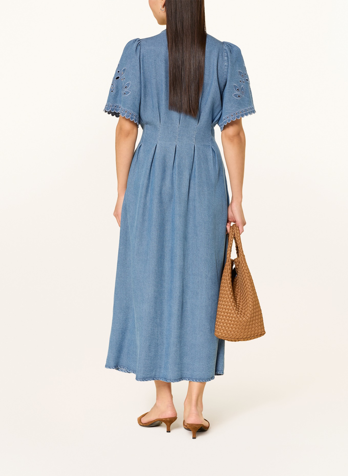 co'couture Robe effet jean: BLEU CLAIR