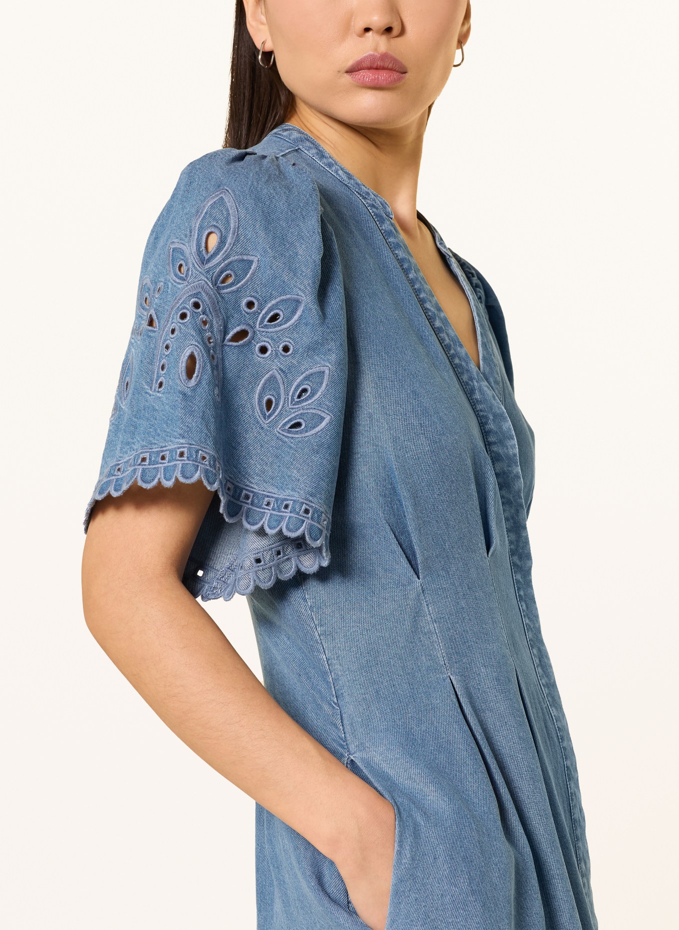 co'couture Robe effet jean: BLEU CLAIR