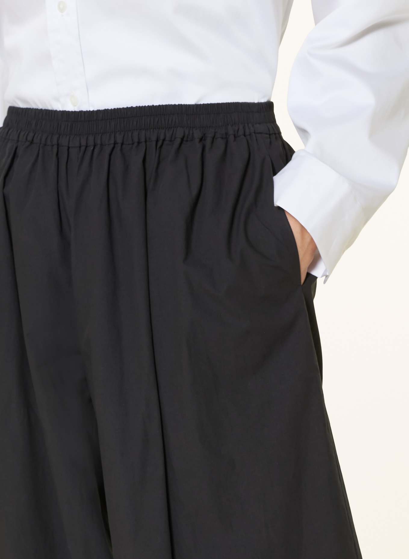 co'couture kalhoty: ČERNÁ