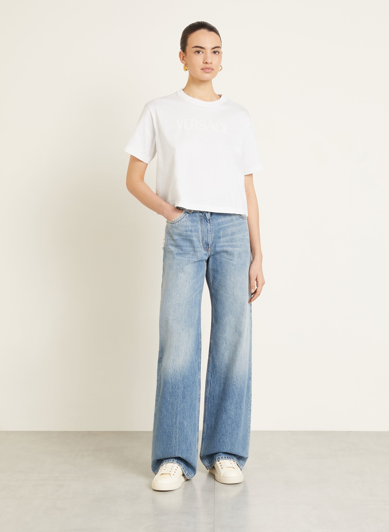 VERSACE T-Shirt: WEISS