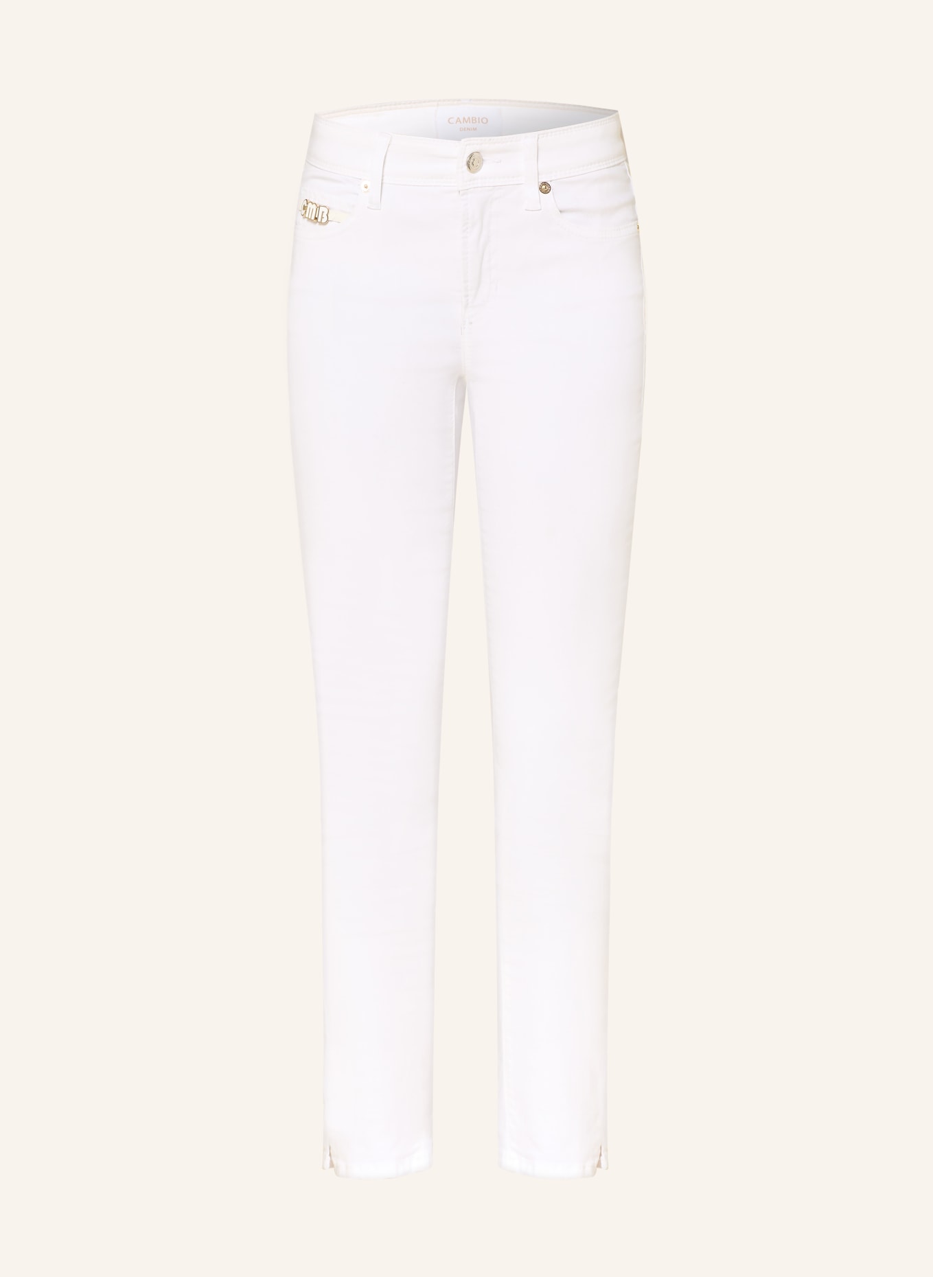 CAMBIO Cropped jeans PIPER SHORT: 5044 modern white