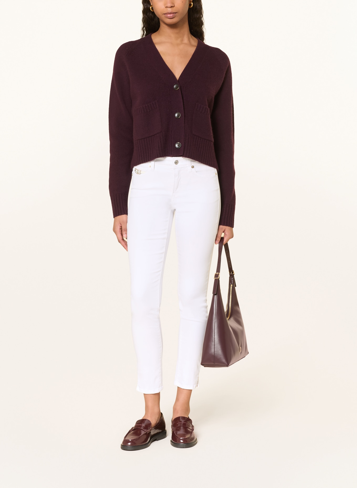 CAMBIO Cropped jeans PIPER SHORT: 5044 modern white