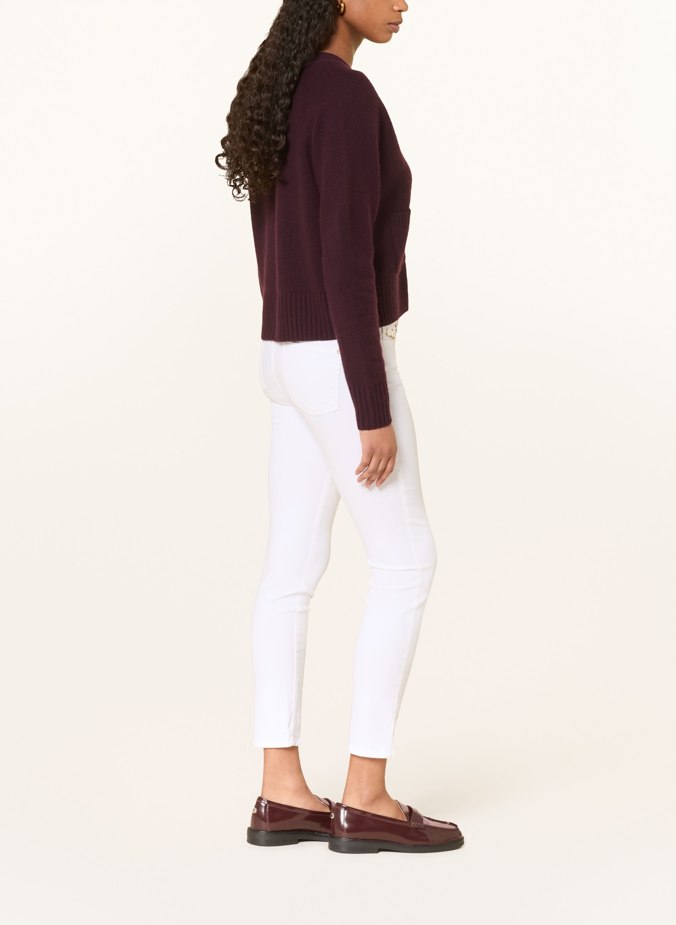 CAMBIO Cropped jeans PIPER SHORT: 5044 modern white