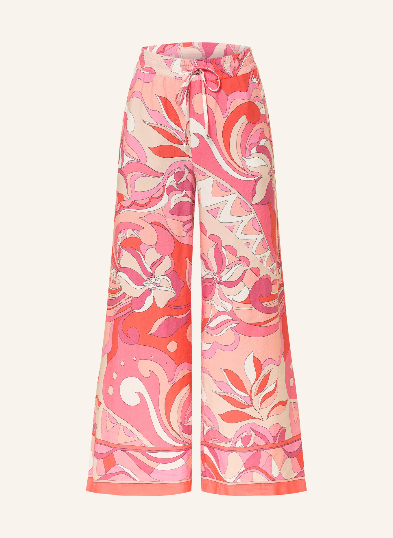 CAMBIO Malene pants AUGUST: PINK / RED / SALMON