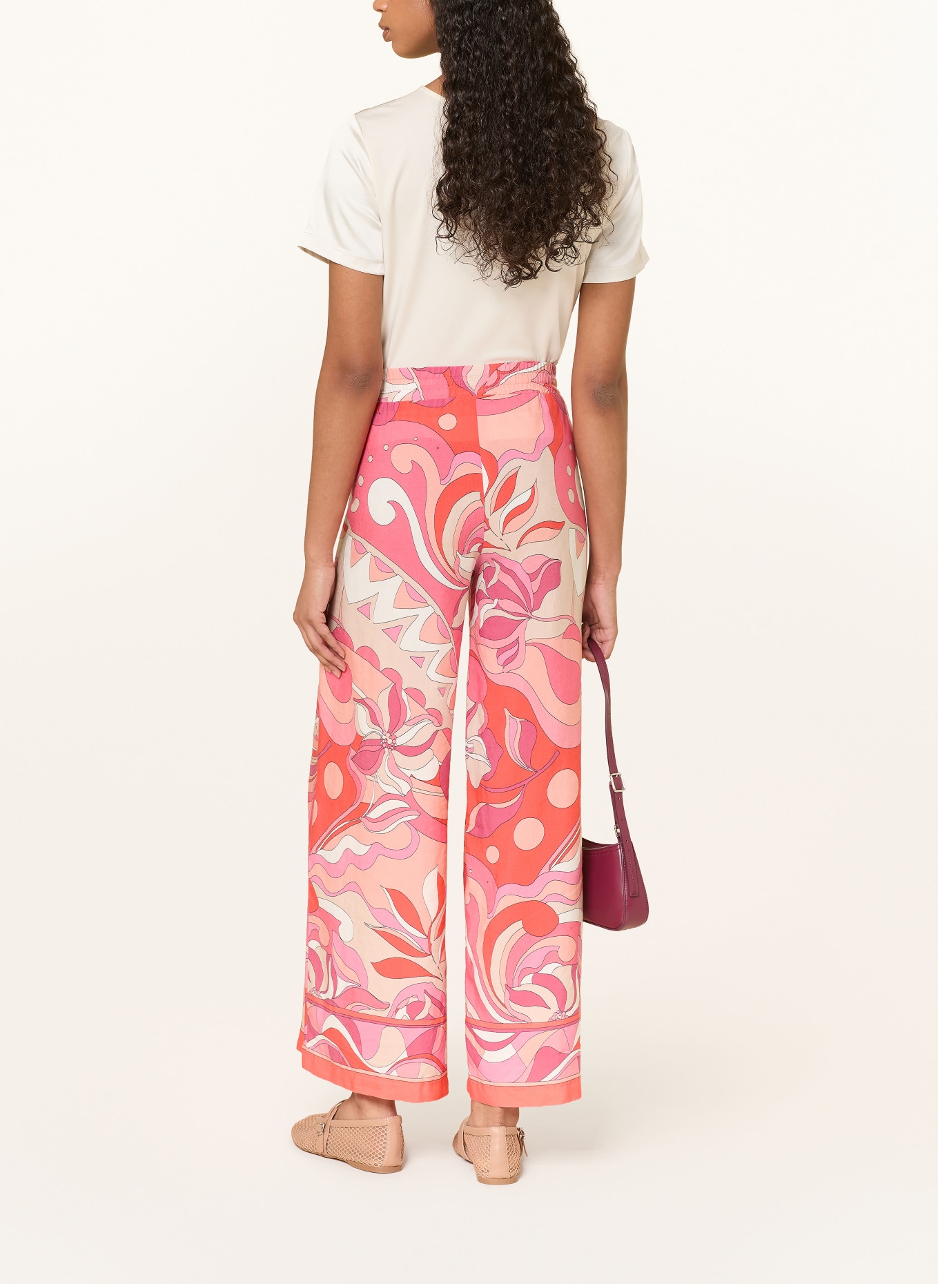 CAMBIO Malene pants AUGUST: PINK / RED / SALMON