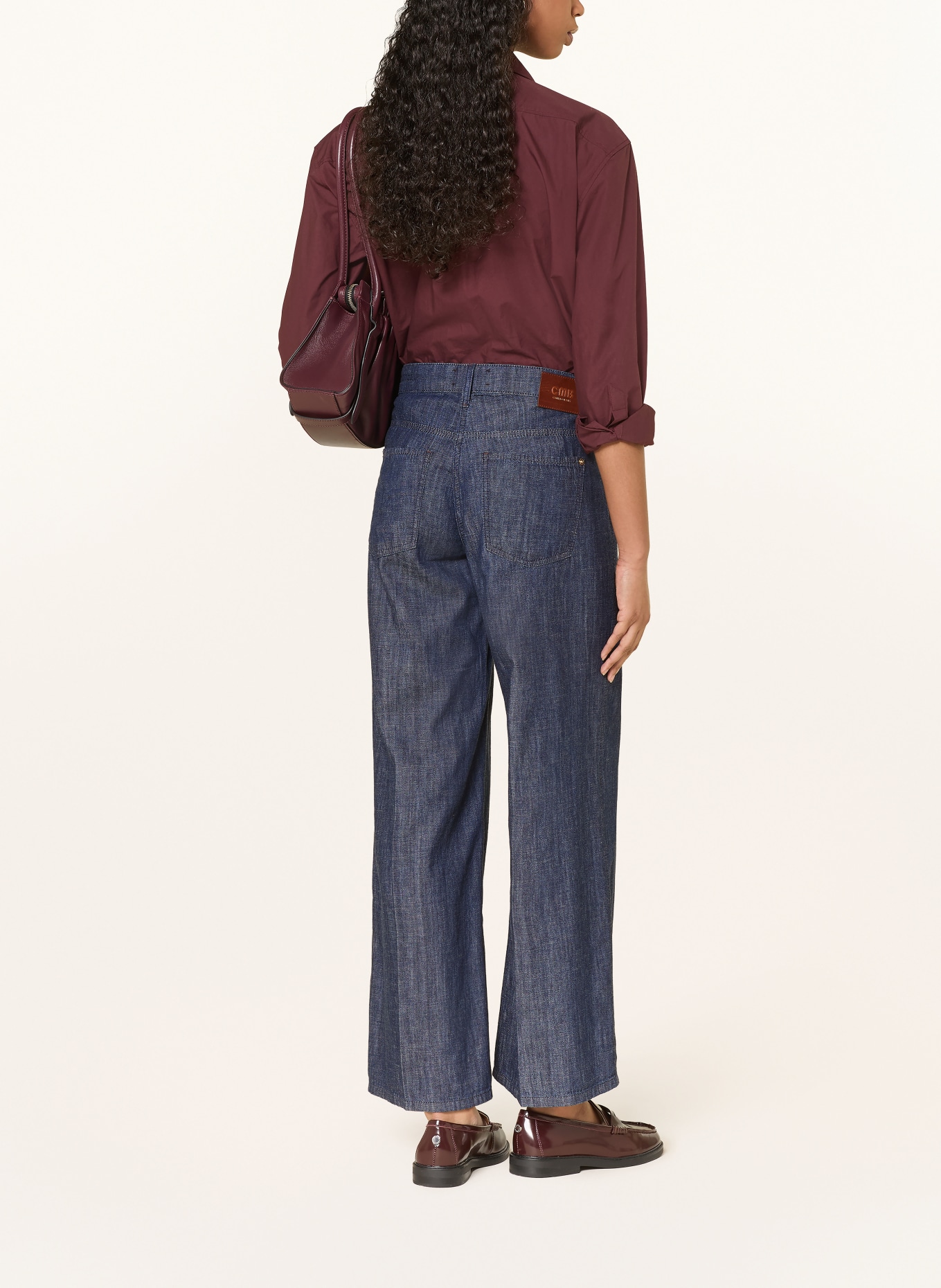 CAMBIO Wide Leg Jeans AIMEE: 5202 eco rinsed