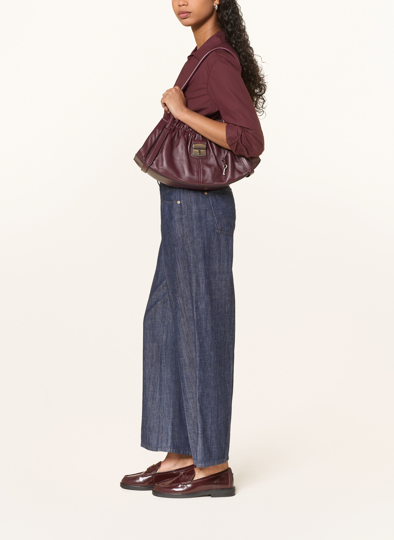 CAMBIO Wide Leg Jeans AIMEE: 5202 eco rinsed