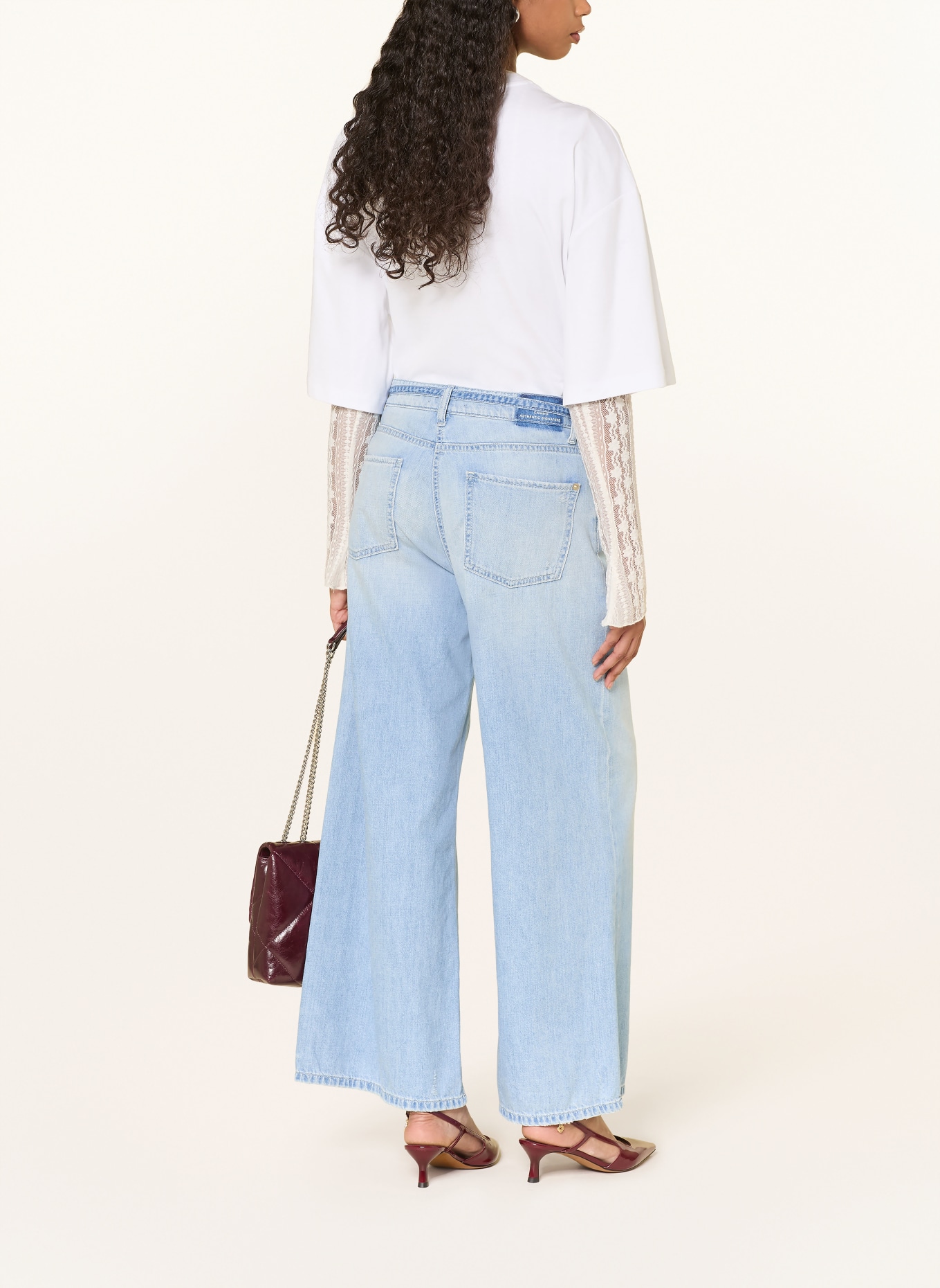 CAMBIO Wide Leg Jeans PALAZZO: 5360 blue mirage