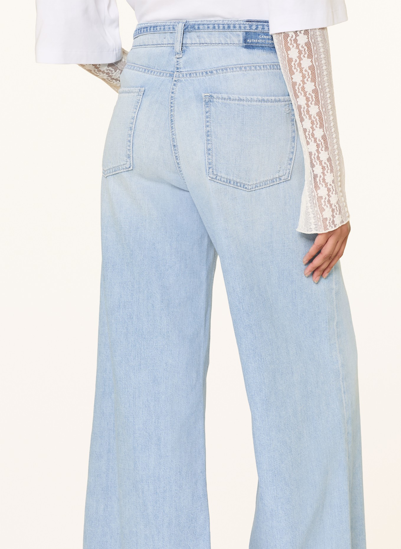 CAMBIO Wide Leg Jeans PALAZZO: 5360 blue mirage