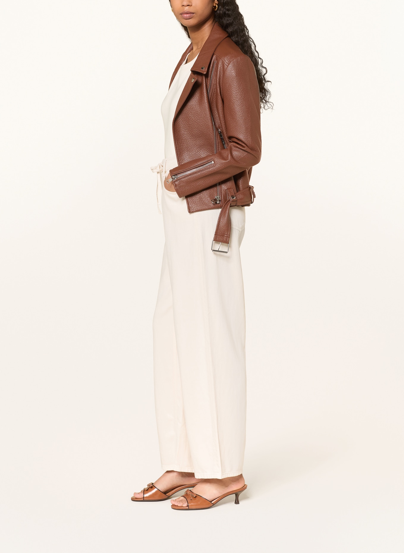 CAMBIO Kalhoty BAGGY: 024 sand drift