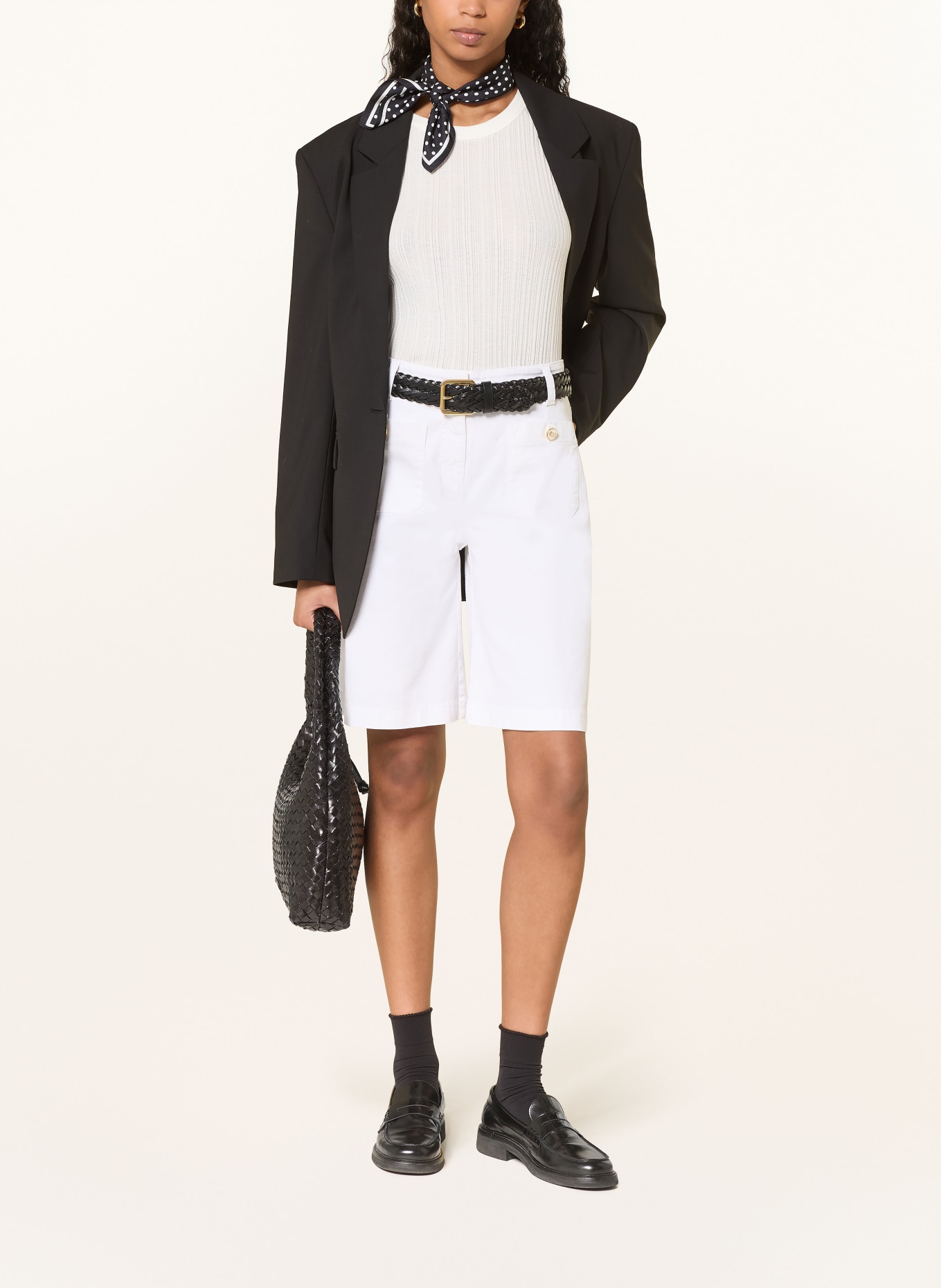 CAMBIO Bermudy BLAKE: BIAŁY