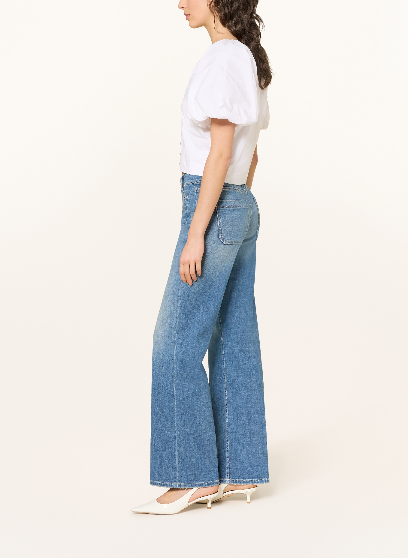 CAMBIO Flared Leg Jeans TESS: 5270 sunny dark