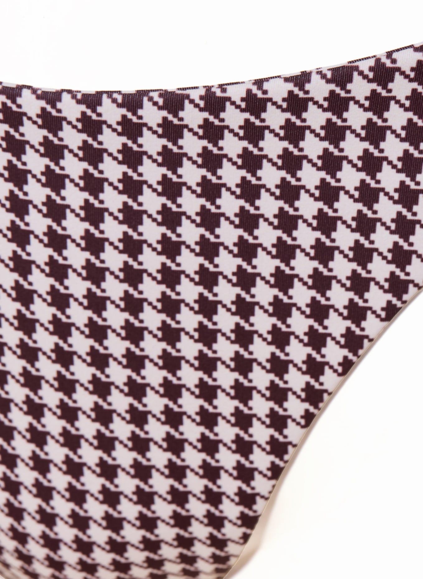 NINETY-9 Brazilian-Bikini-Hose BLOOM: DUNKELROT / ECRU