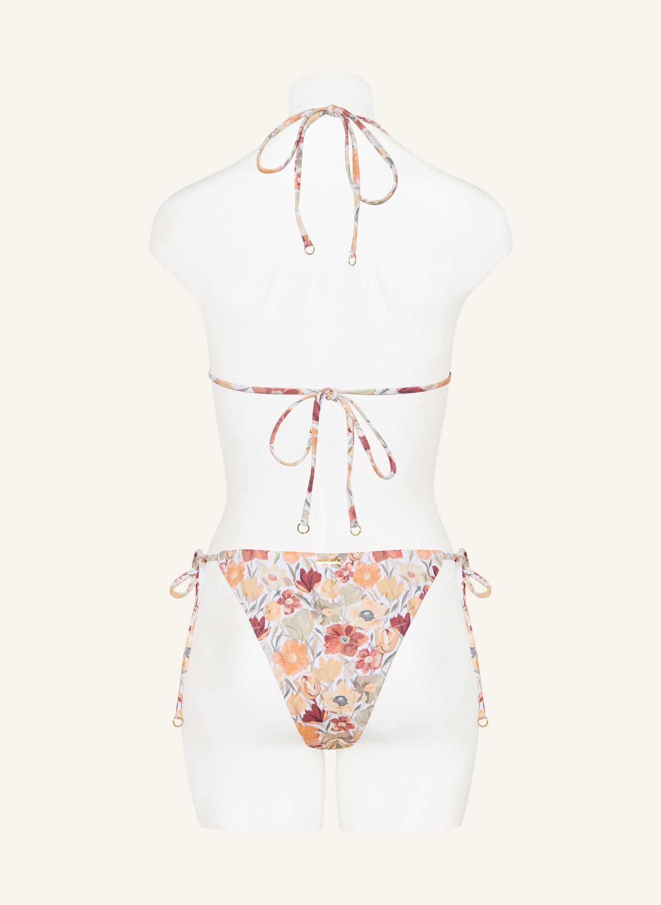 NINETY-9 Majtki bikini w kształcie trójkąta POSITANO: BEŻOWY / BRĄZOWY / OLIWKOWY