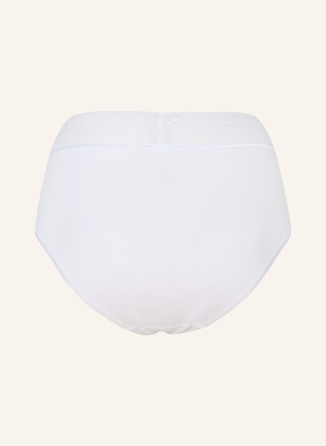 mey Kalhotky se stahovacími pásky série MODAL LACE: BÍLÁ